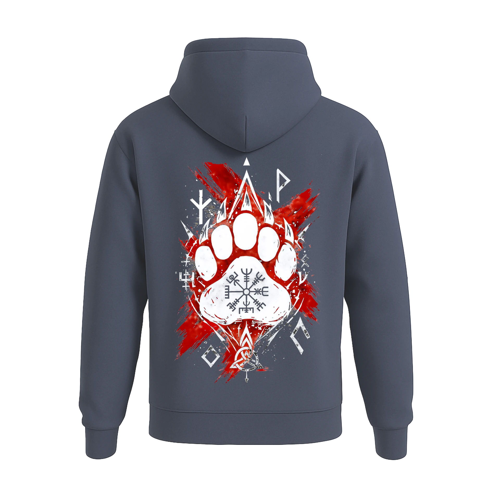 Feral Might  Ön Ve Arka Baskılı Nordic Series  (Unisex Hoodie )