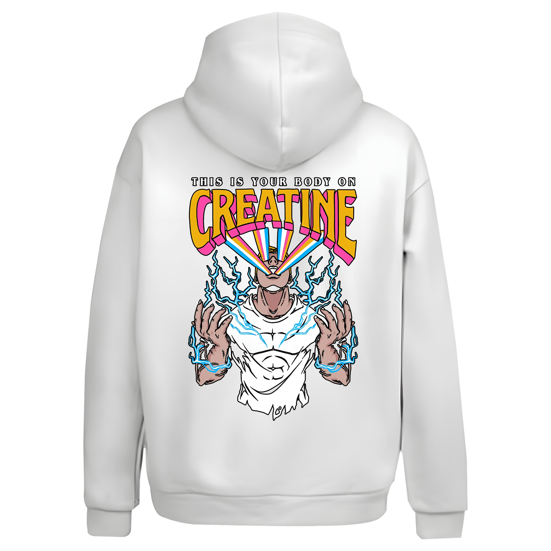 Creatine Spor Series Ön ve Arka Baskılı (Unisex Hoodie)