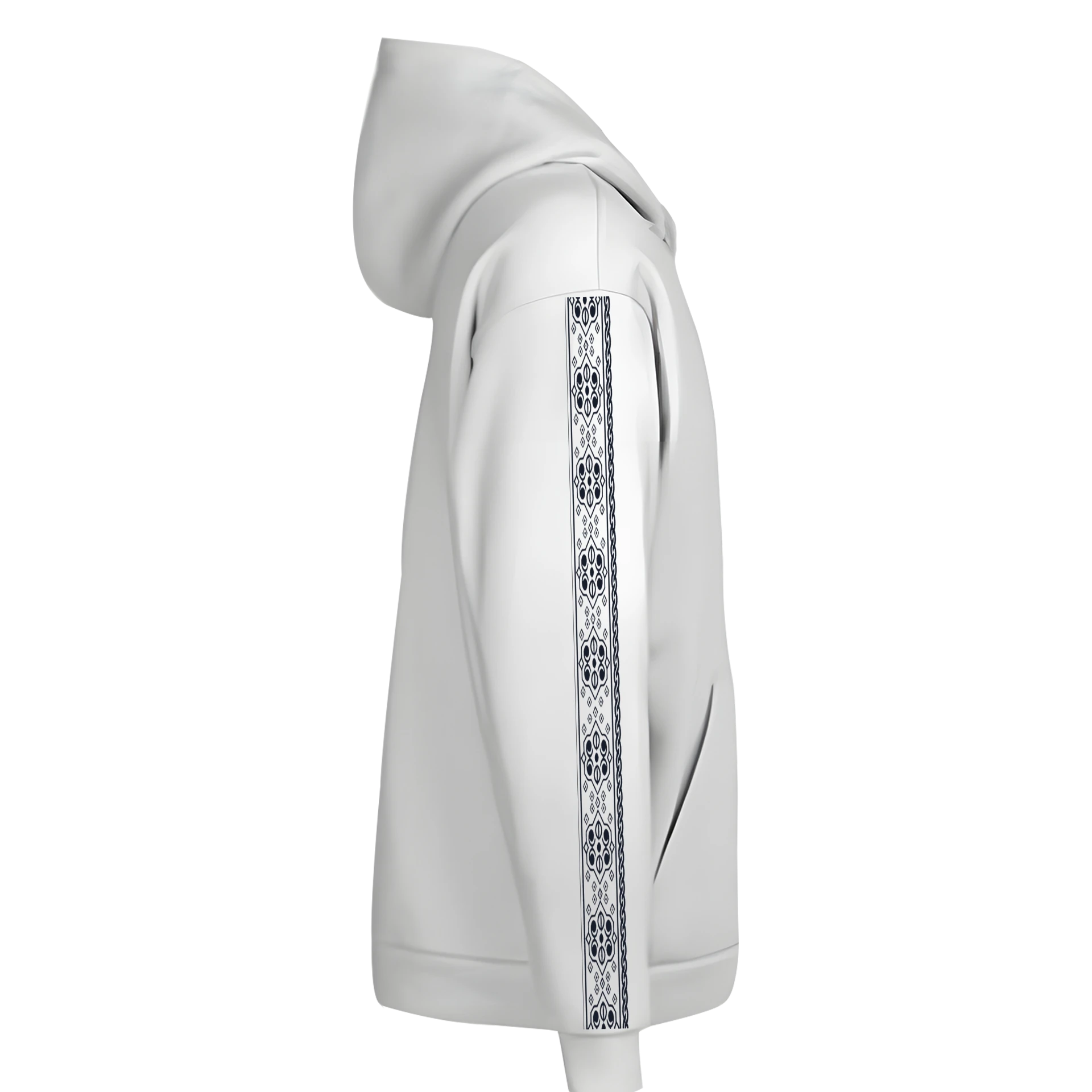 1453 Fatih Sultan Mehmet Cihan Fatihi Ön Nakışlı, Kol Ve Arka Baskılı   Türk Serisi (Unisex Kapüşonlu)