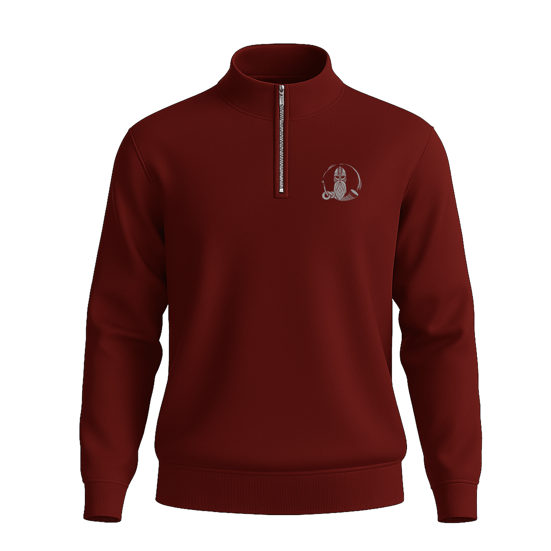 Valhalla   Ön Ve Arka  Baskılı (Unisex Yarım Fermuarlı Sweat)