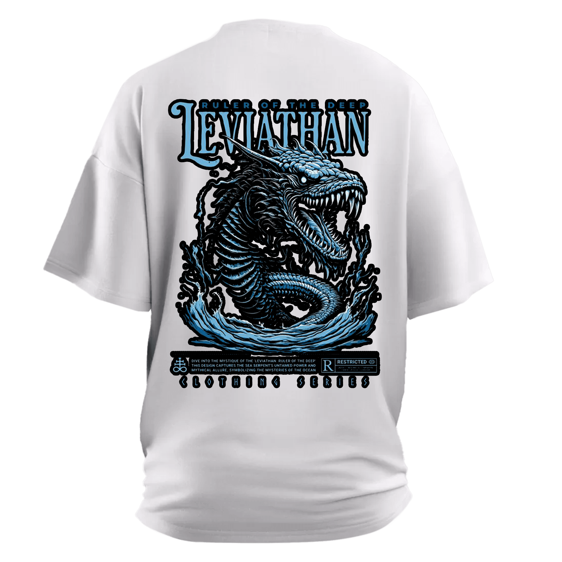 "Ruller Of The Deep Leviathan"  Ön Ve Arka Baskılı Nordic(Unisex Tişört)