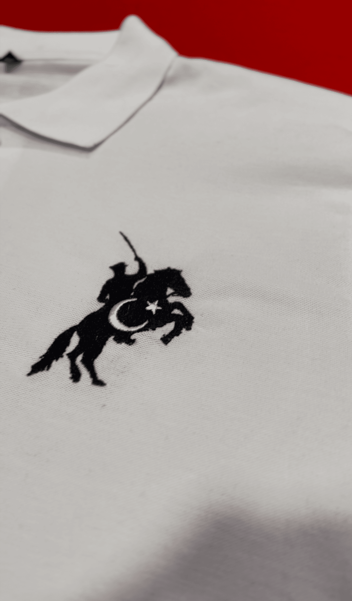 Atatürk Siluet   Ön  Nakışlı (Unisex Polo Yaka)