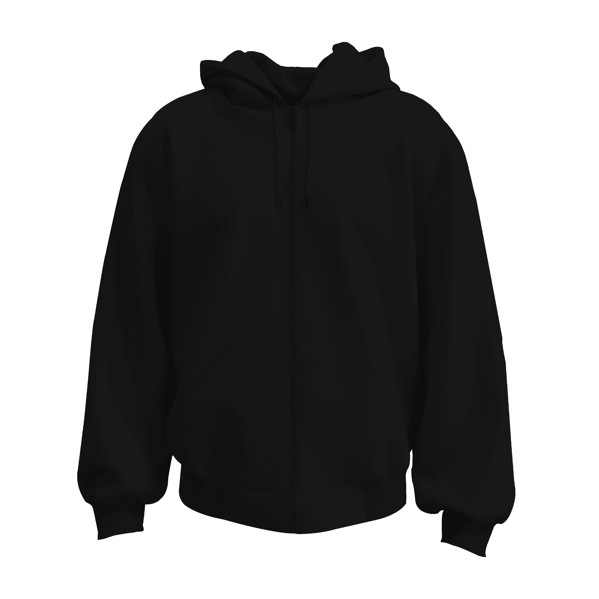 Clothing Series Basic (Unisex Fermuarlı Hoodie )