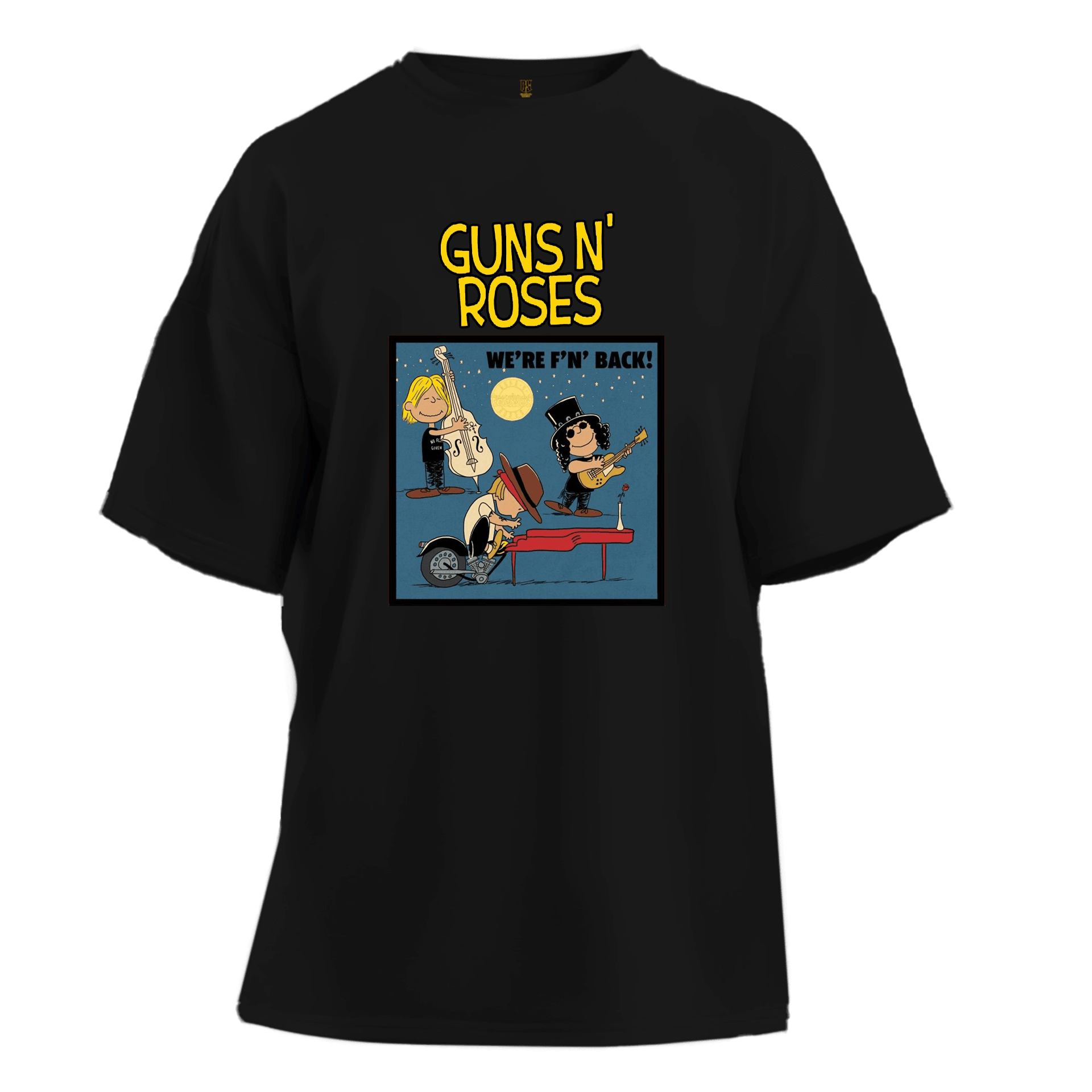 Guns N Roses  We'RE Fun Back! Ön Baskılı (Unisex Tişört )