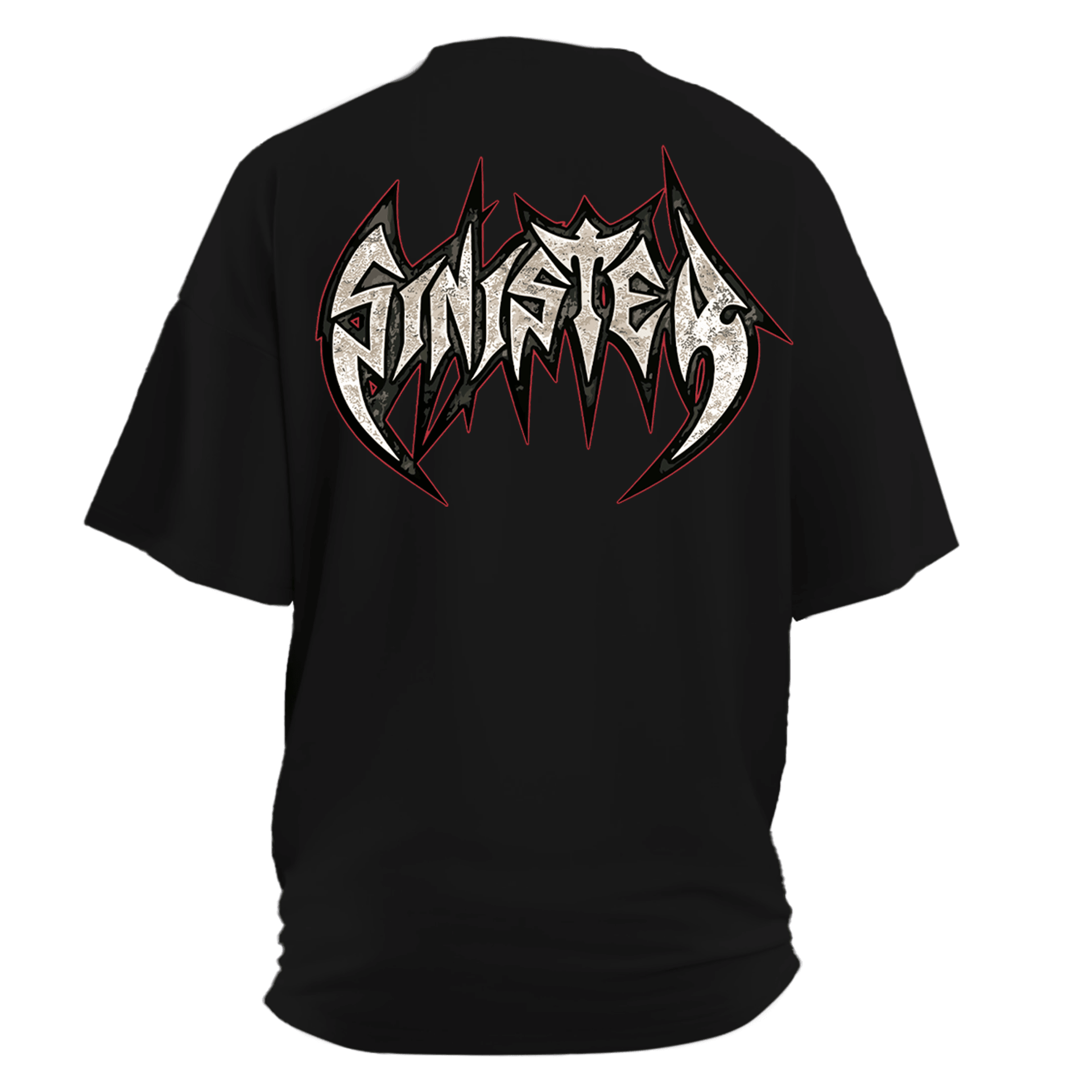Sinister Gothic Series Ön ve Arka Baskılı (Unisex Tişört)