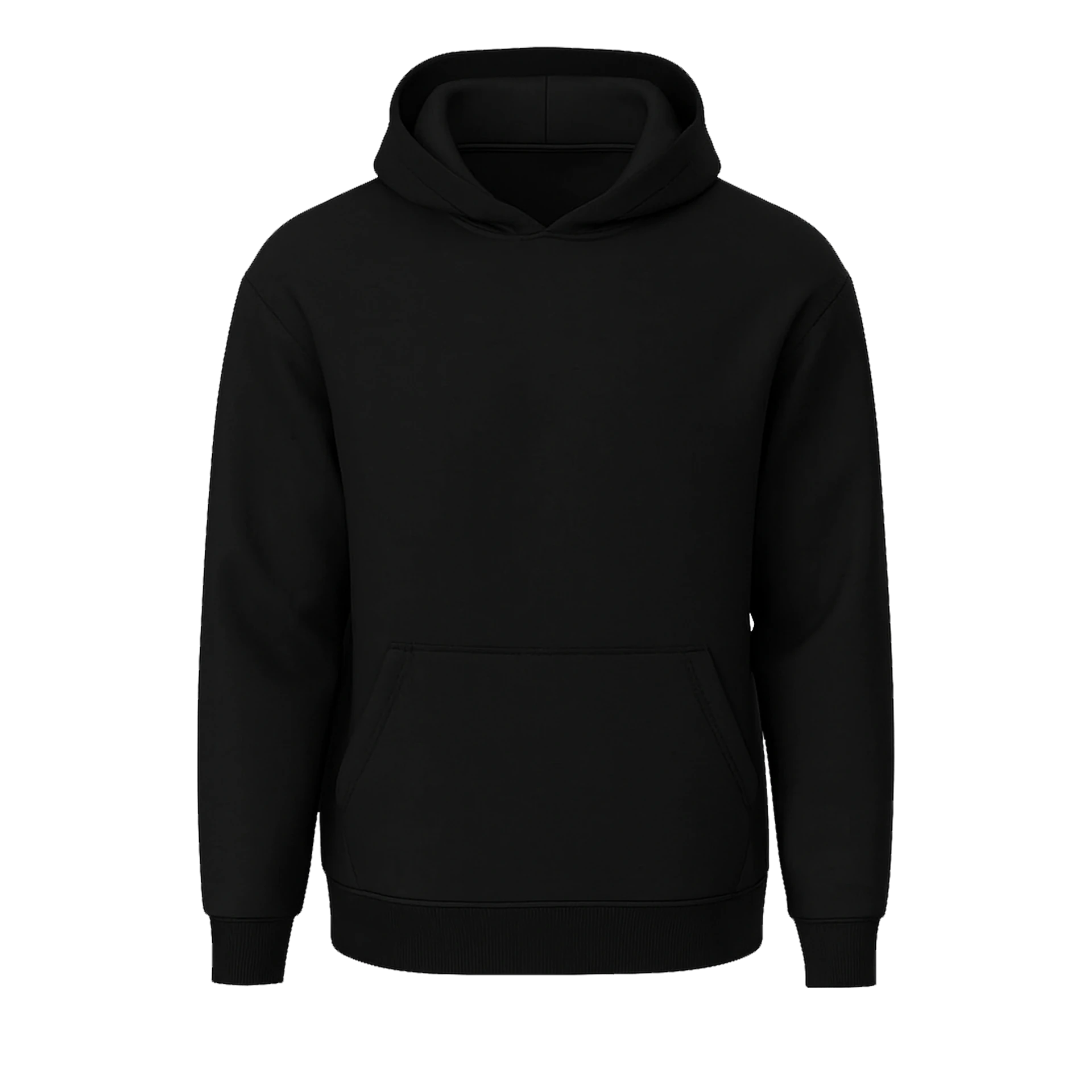 Basic 3 İplik  Hoodie Baskısız   (Unisex Kapüşonlu)