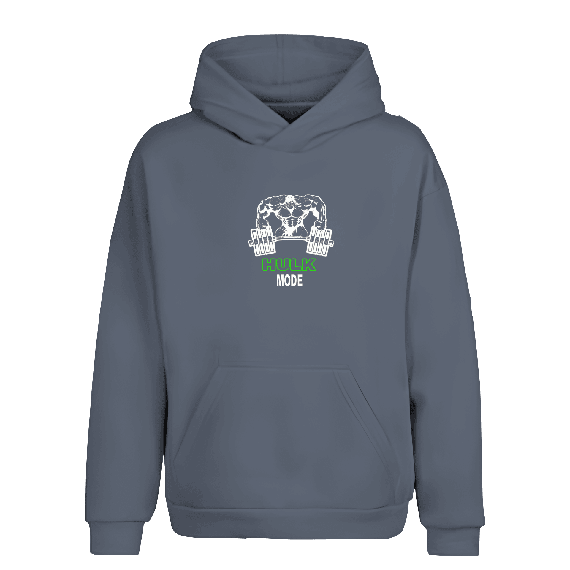 Hulk Mode  Spor Series Ön Nakışlı (Unisex Hoodie)