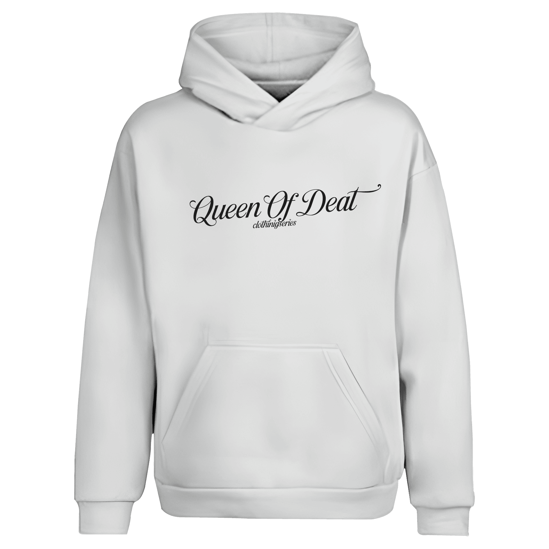 Queen Of Deat  Ön Arka Ve Baskılı(Unisex Hoodie)