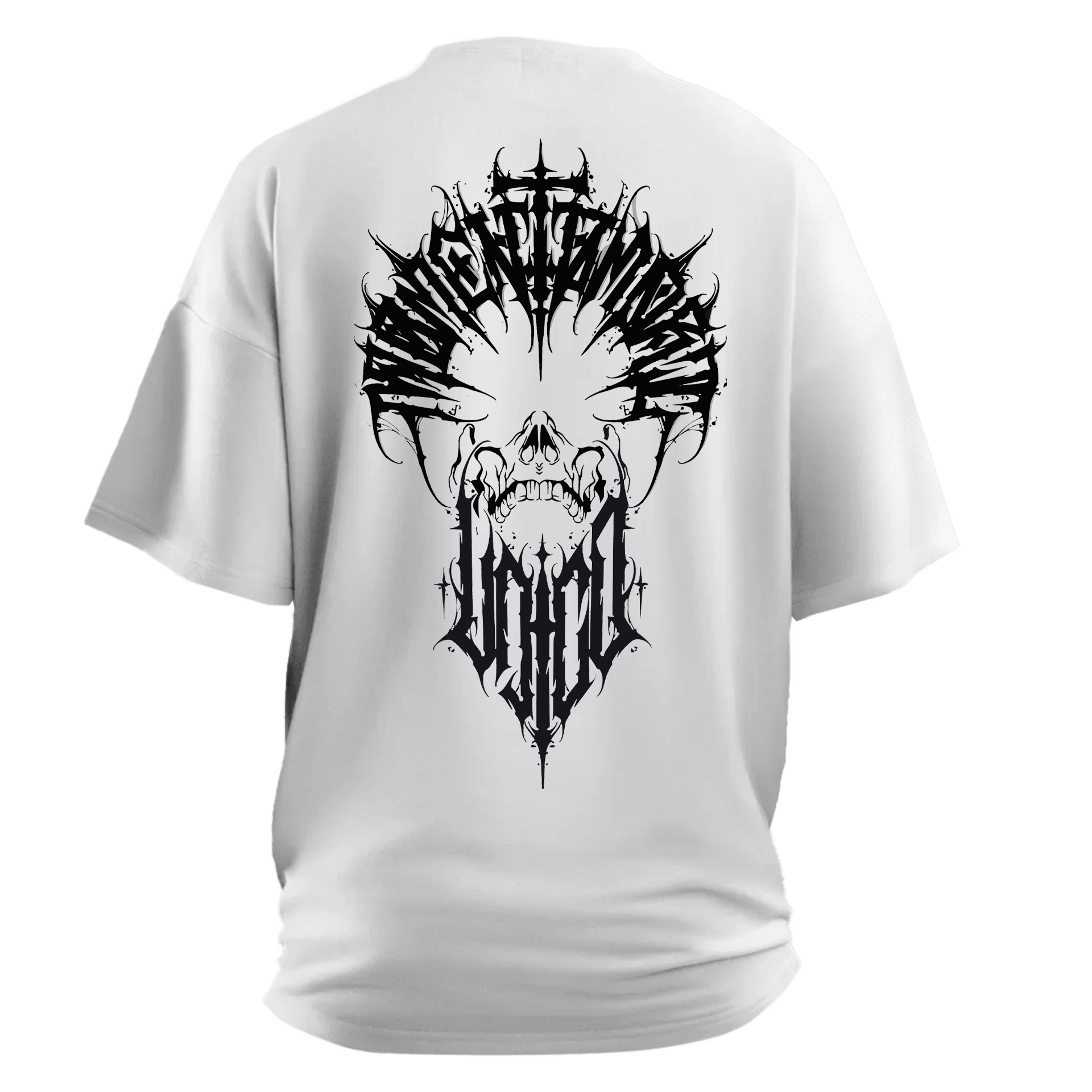 Gothic Skull Series Ön ve Arka Baskılı (Unisex Tişört)
