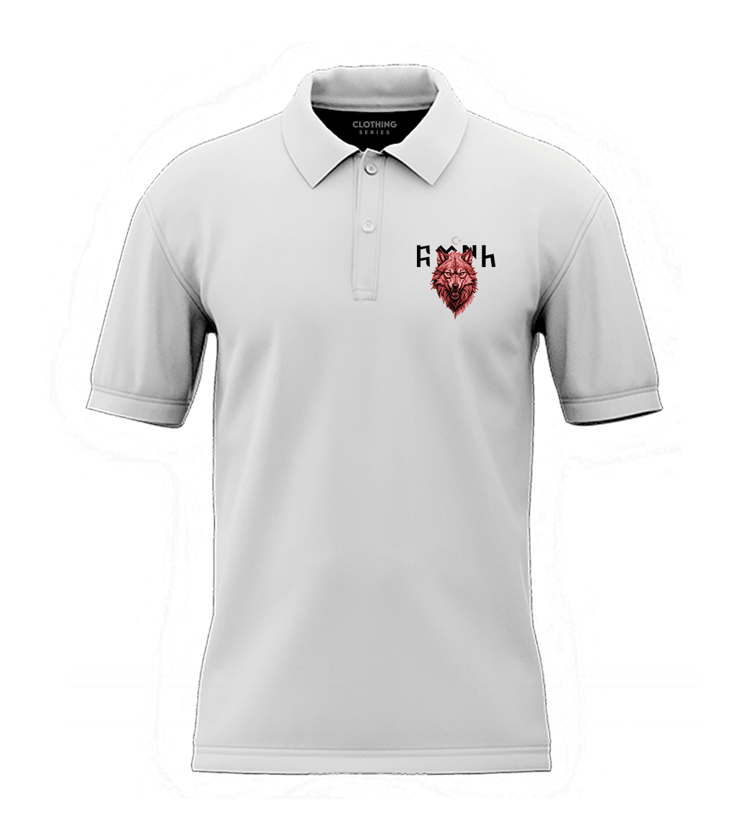 Türk Kurt  Ön  Baskılı (Unisex Polo Yaka)