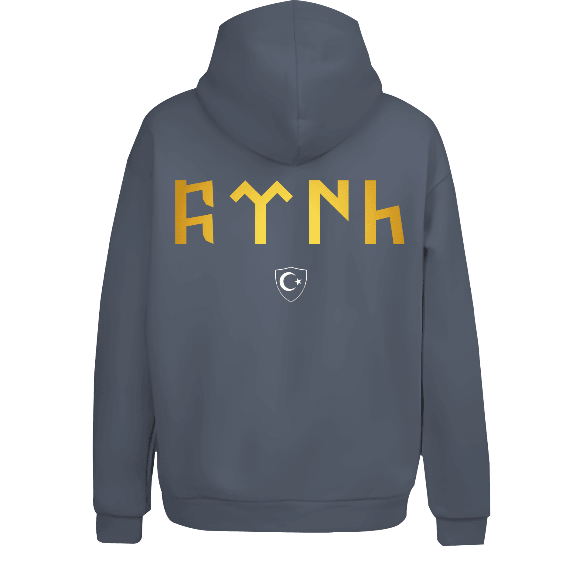 Türk Arma  Ön ve Arka Baskı   (Unisex Kapüşonlu)