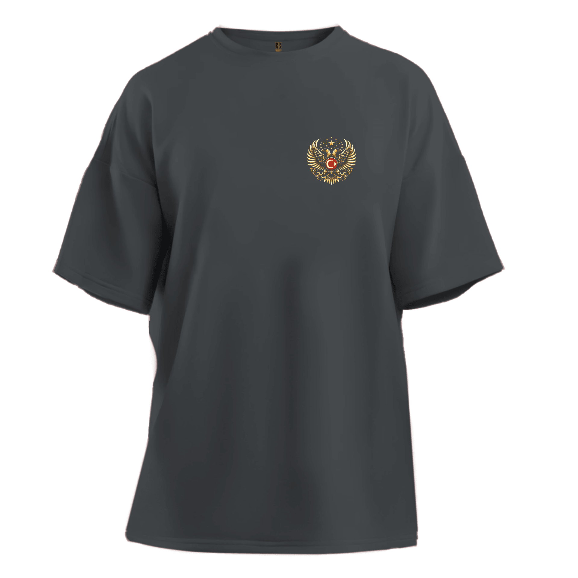 Kartal Bayrak  Ön ve Arka Baskılı (Unisex Tişört)