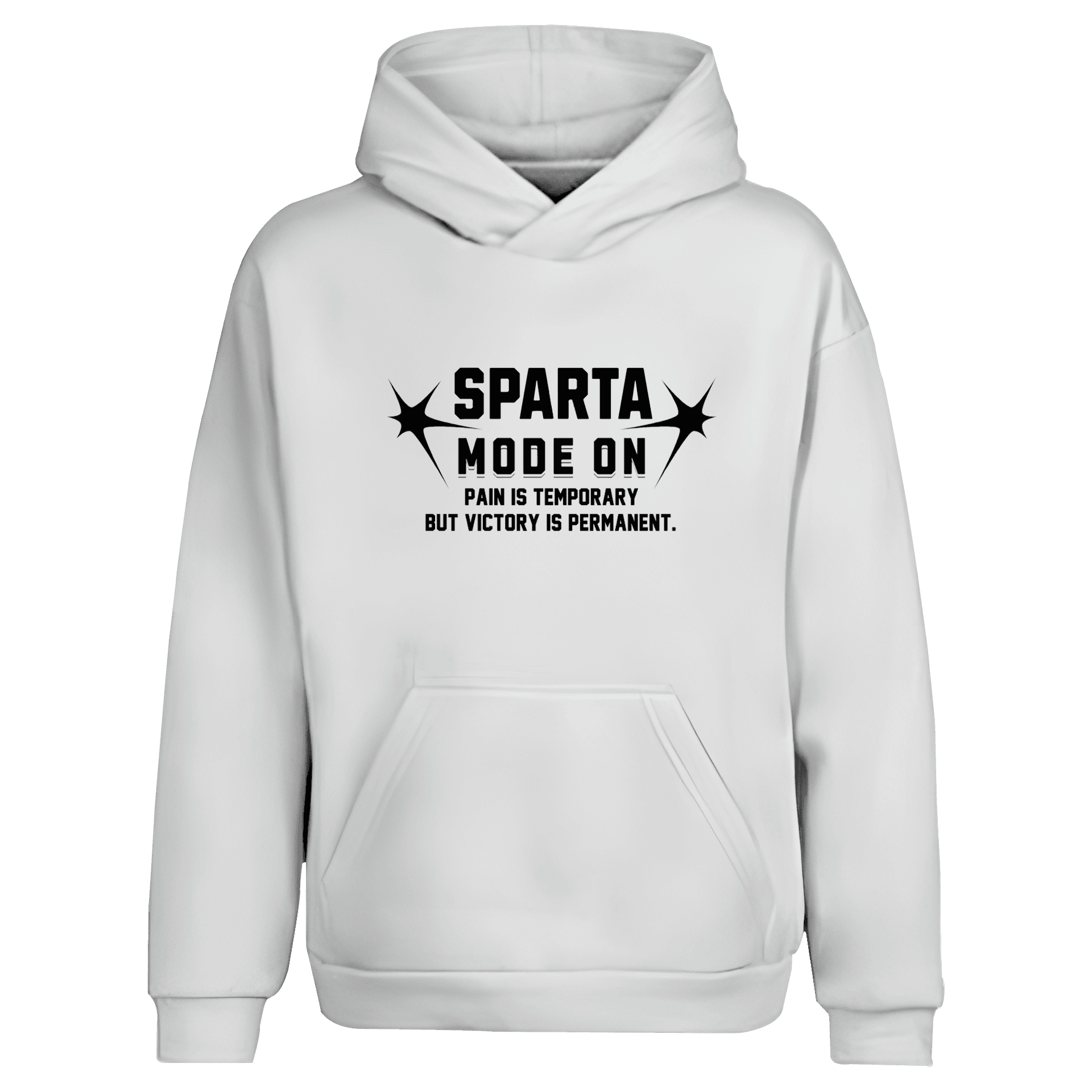 Sparta Mode ON  Ön ve Arka Baskılı(Unisex Hoodie)