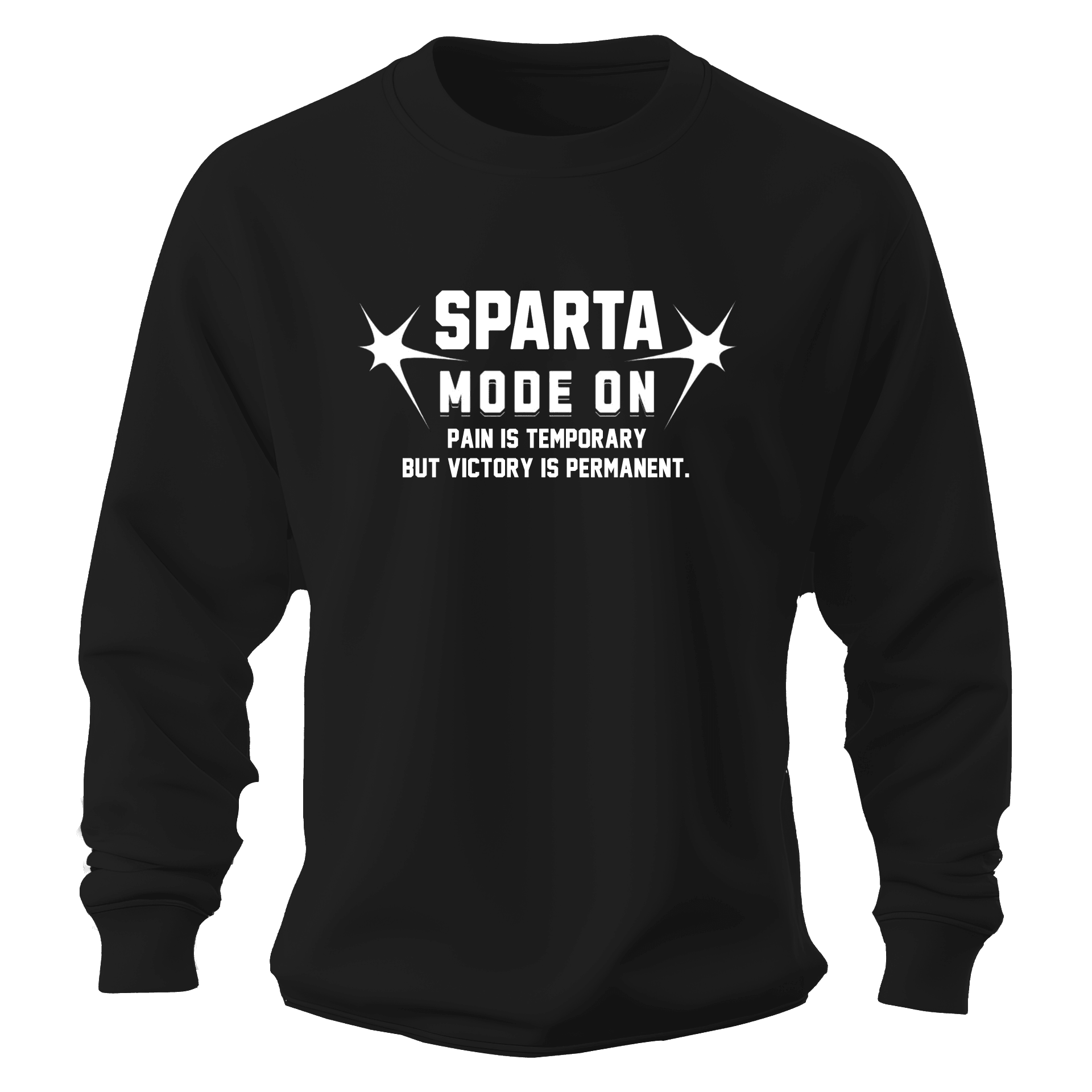 Sparta Mode ON  Ön ve Arka Baskılı (Unisex Sweatshirt)
