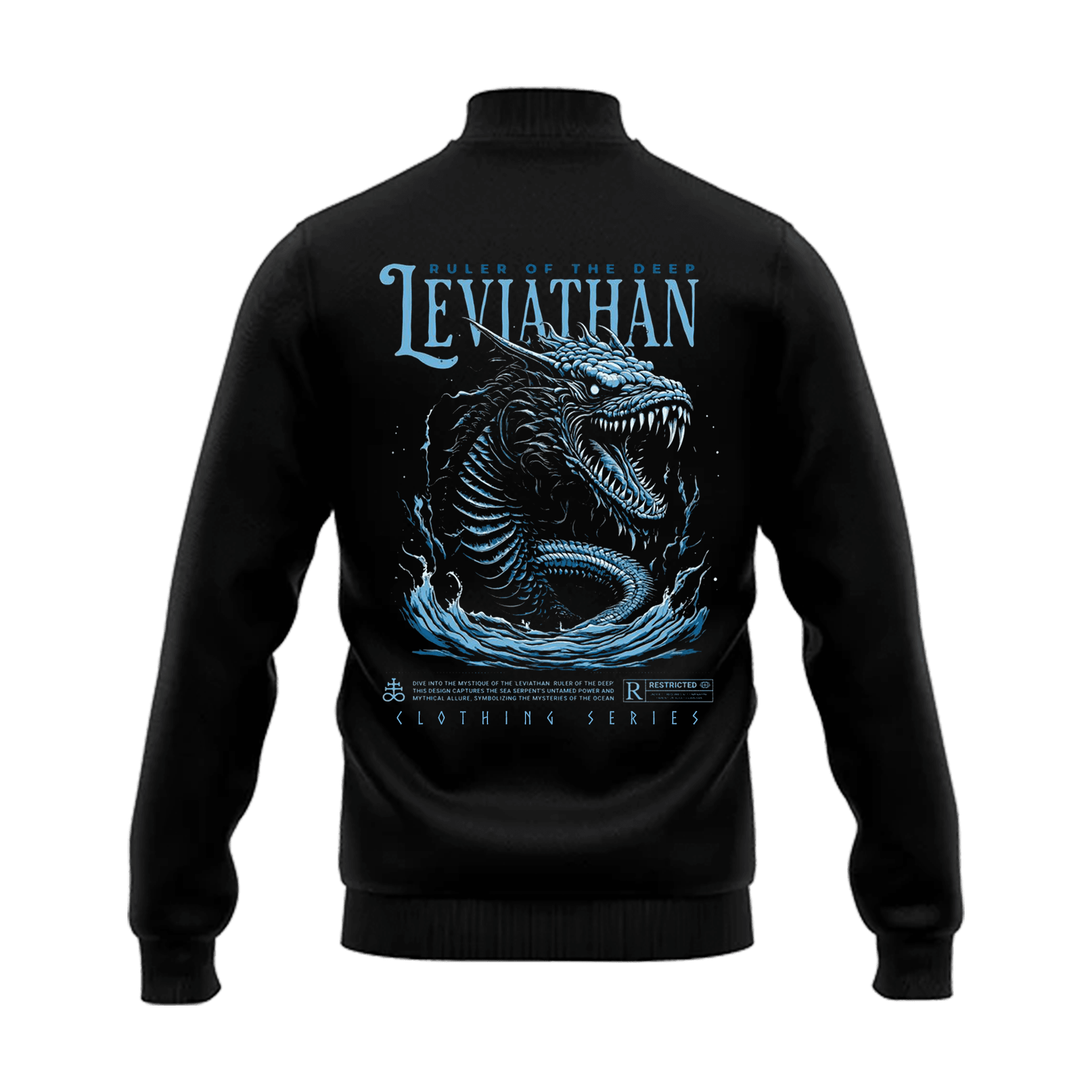 Leviathan Nordic Series Ön Ve Arka Baskılı (Unisex Kolej ceketi)