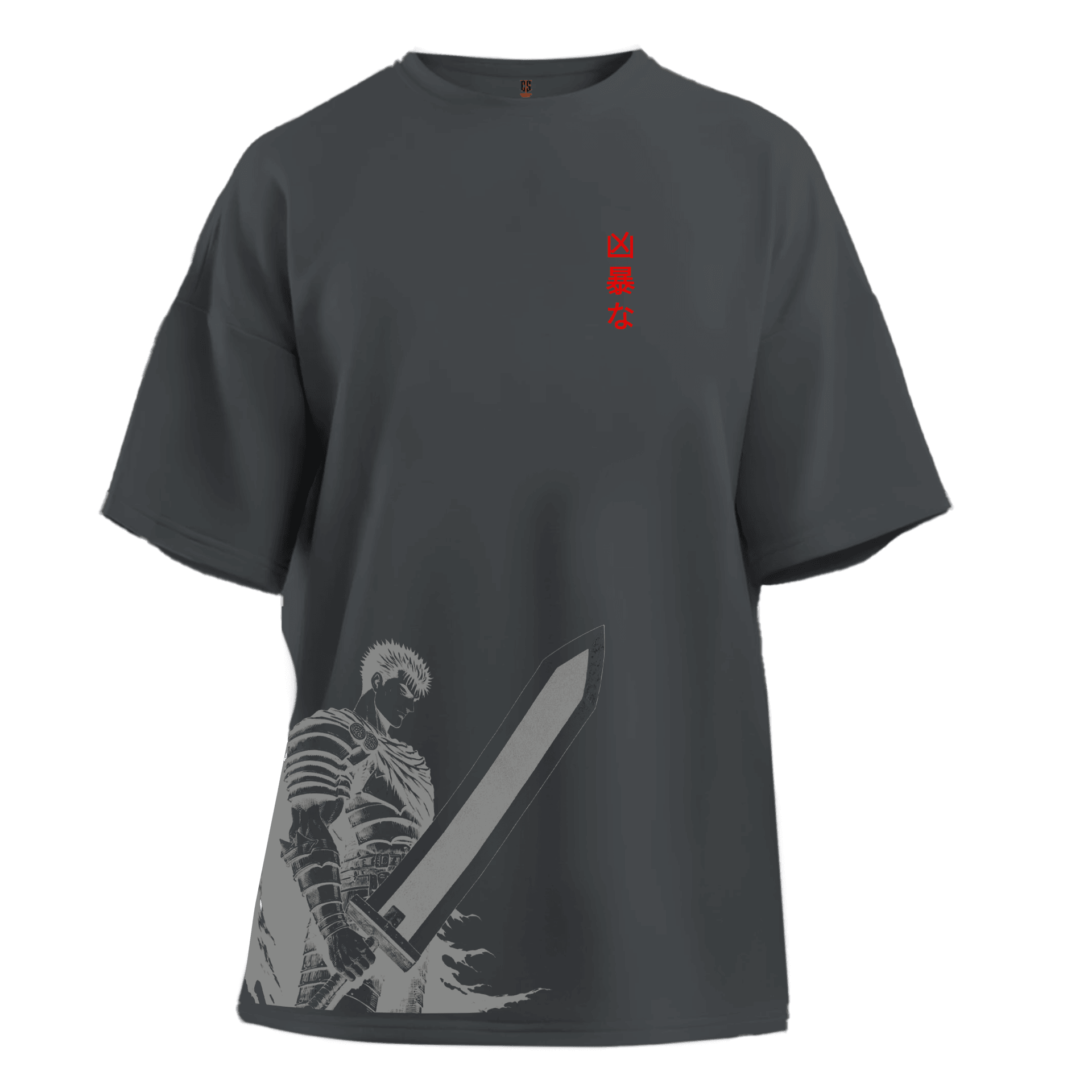 Berserk Warrior  Ön Ve Arka Baskılı Anime Series (Unisex Tişört)
