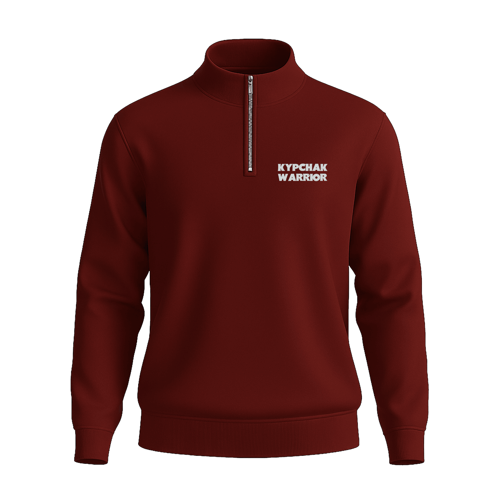 Kipçak Warrior  Ön Ve Arka  Baskılı (Unisex Yarım Fermuarlı Sweat)