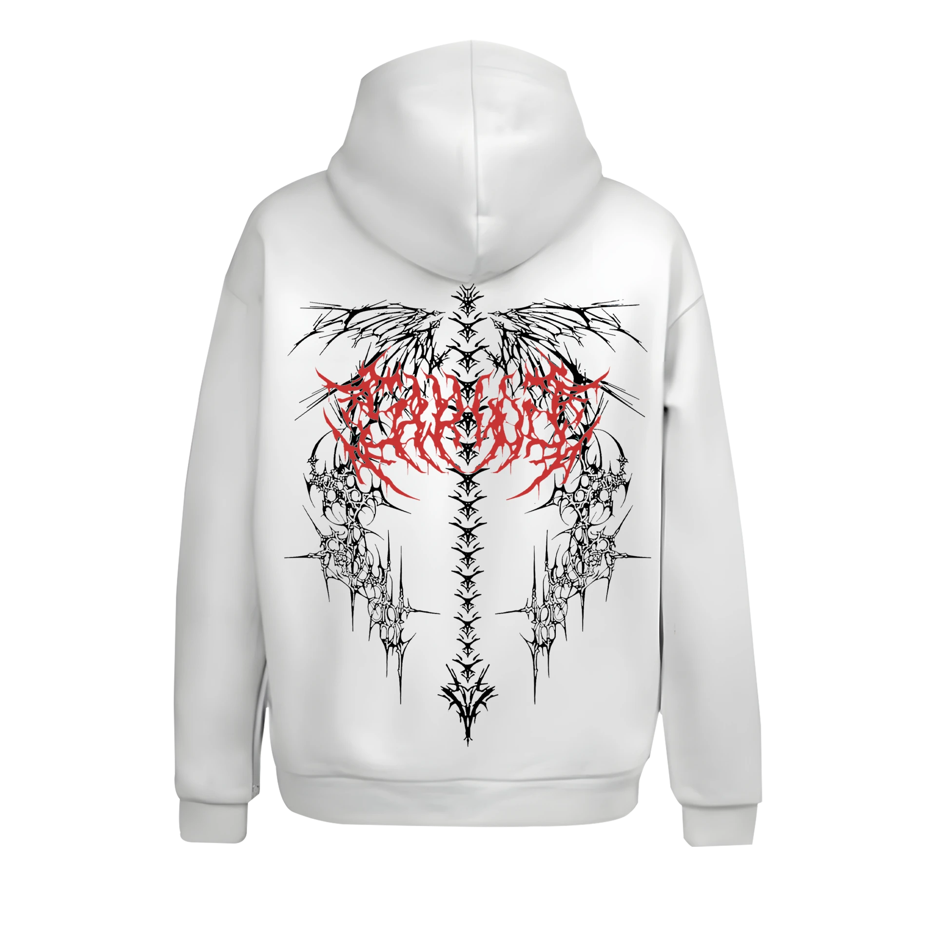 Vertebrae of Damnation  Ön ve Arka Baskılı  (Unisex Hoodie )