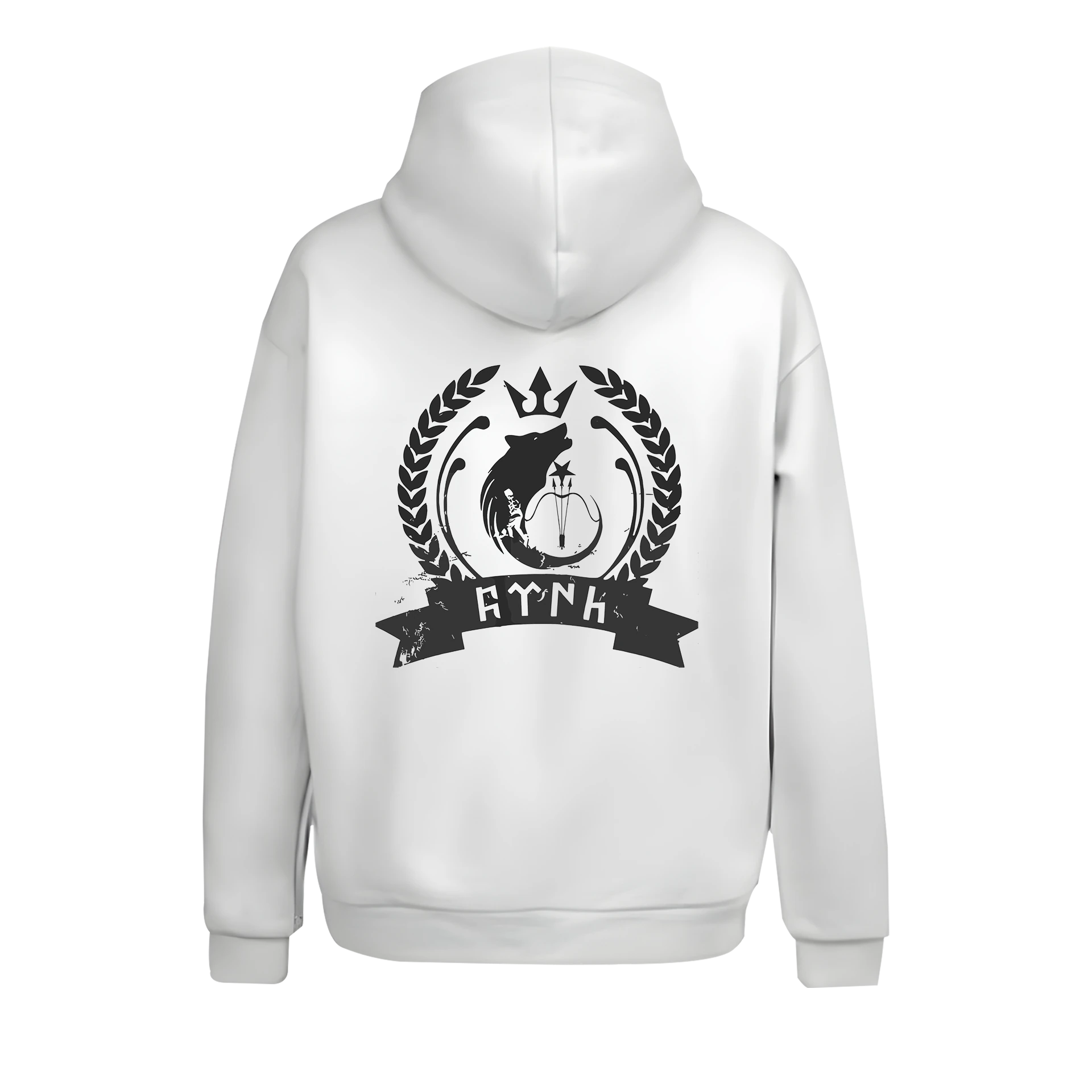 Türk Kompozisyon Ön Ve Arka Baskılı   Türk Serisi (Unisex Kapüşonlu)