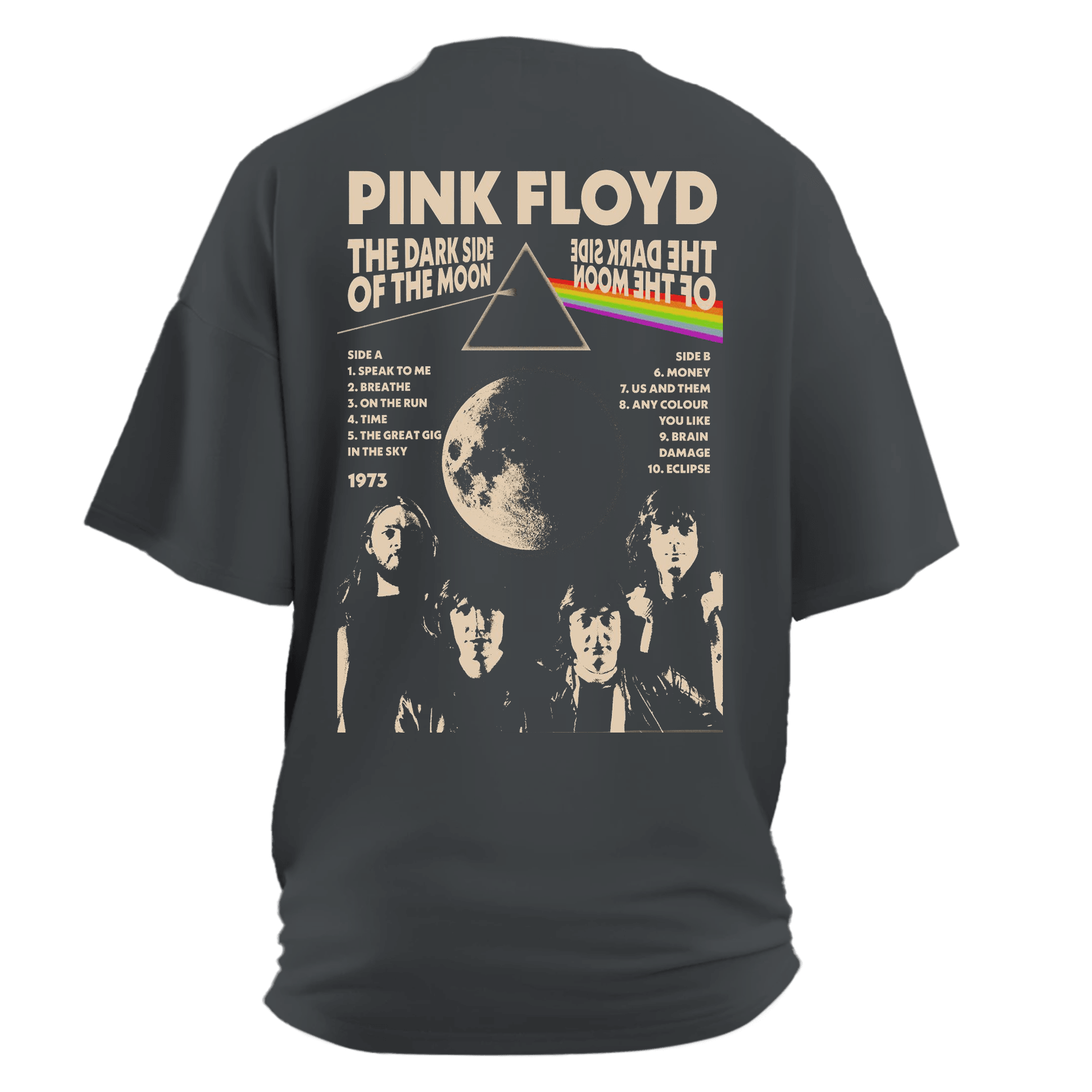 Pink Floyd Ön  Ve Arka Baskılı (Unisex Tişört )