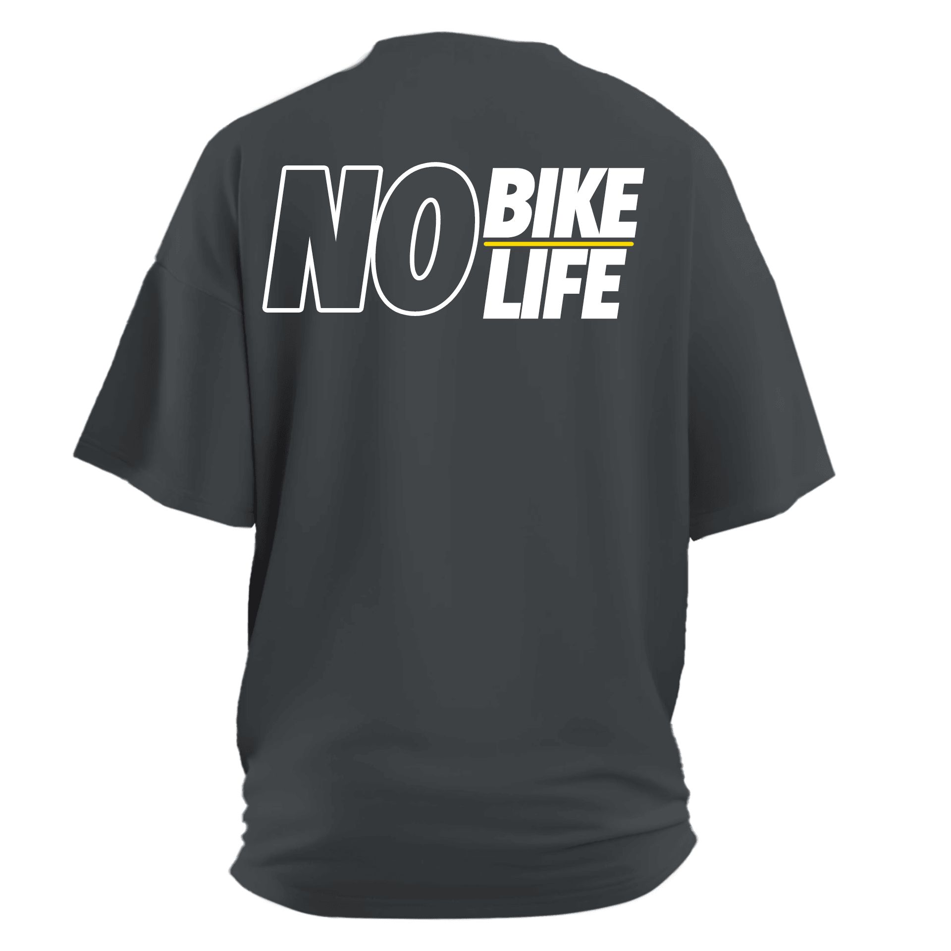 No Bike No Life   Ön Baskılı ve Arka Moto  Series(Unisex Tişört )