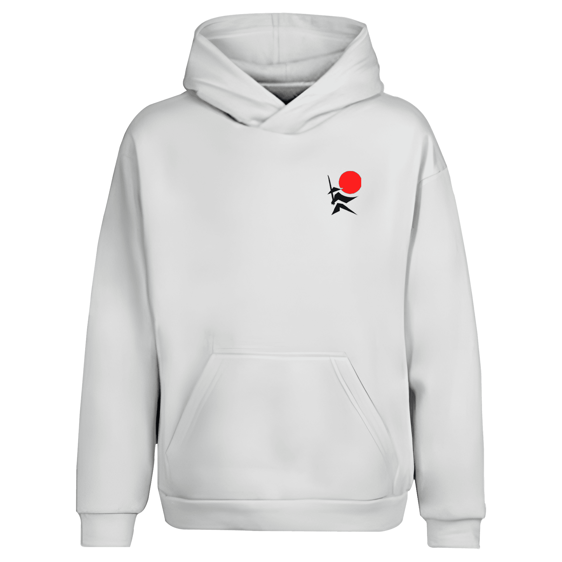 The Sharpness of the sword comes from the will of its master. Warrior Series Ön Nakışlı ve Arka Baskılı (Unisex Hoodie)