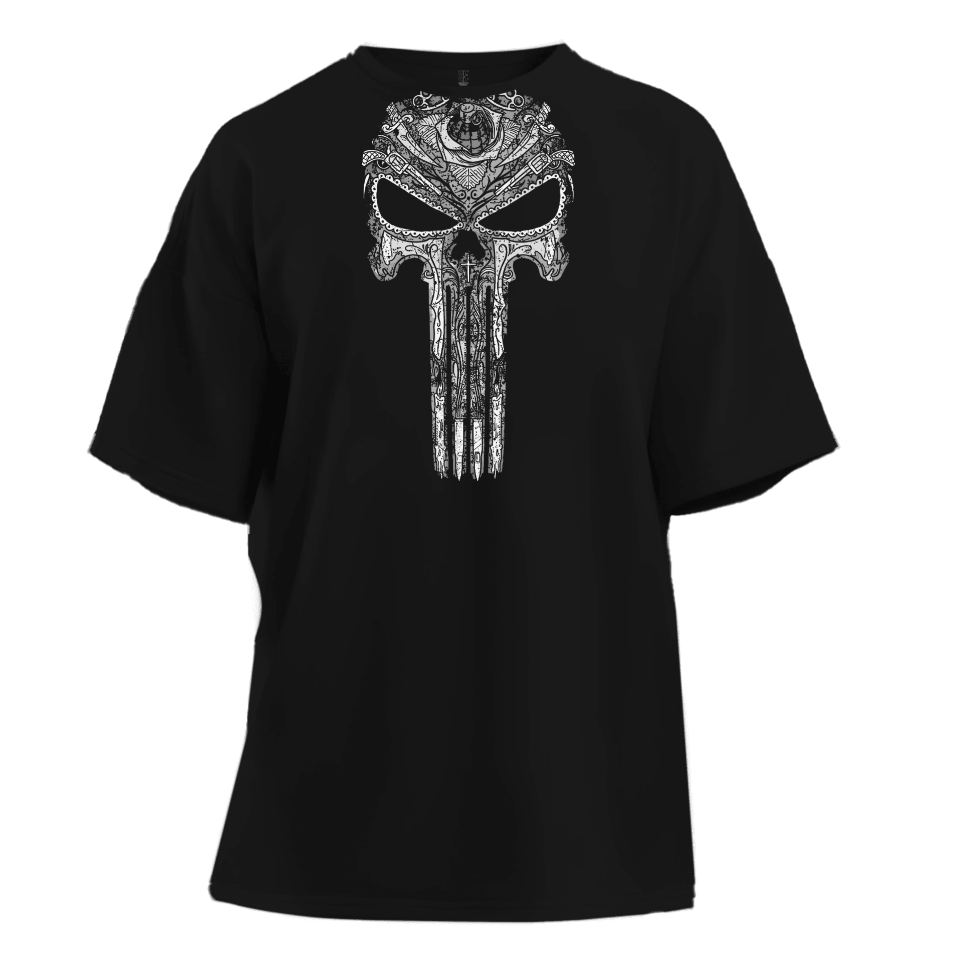  Punisher  II Ön  Baskılı Hero Series (Unisex Tişört)