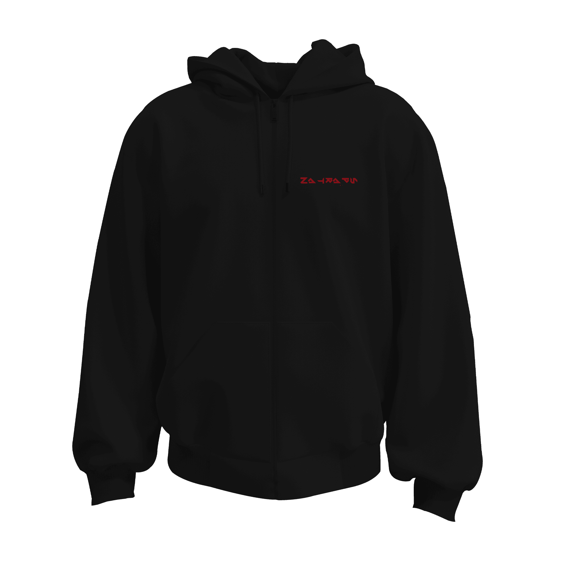 A Man A Warrior And A Monster Insıde Ön ve Arka Baskılı Warrior Series(Unisex Fermuarlı Hoodie )