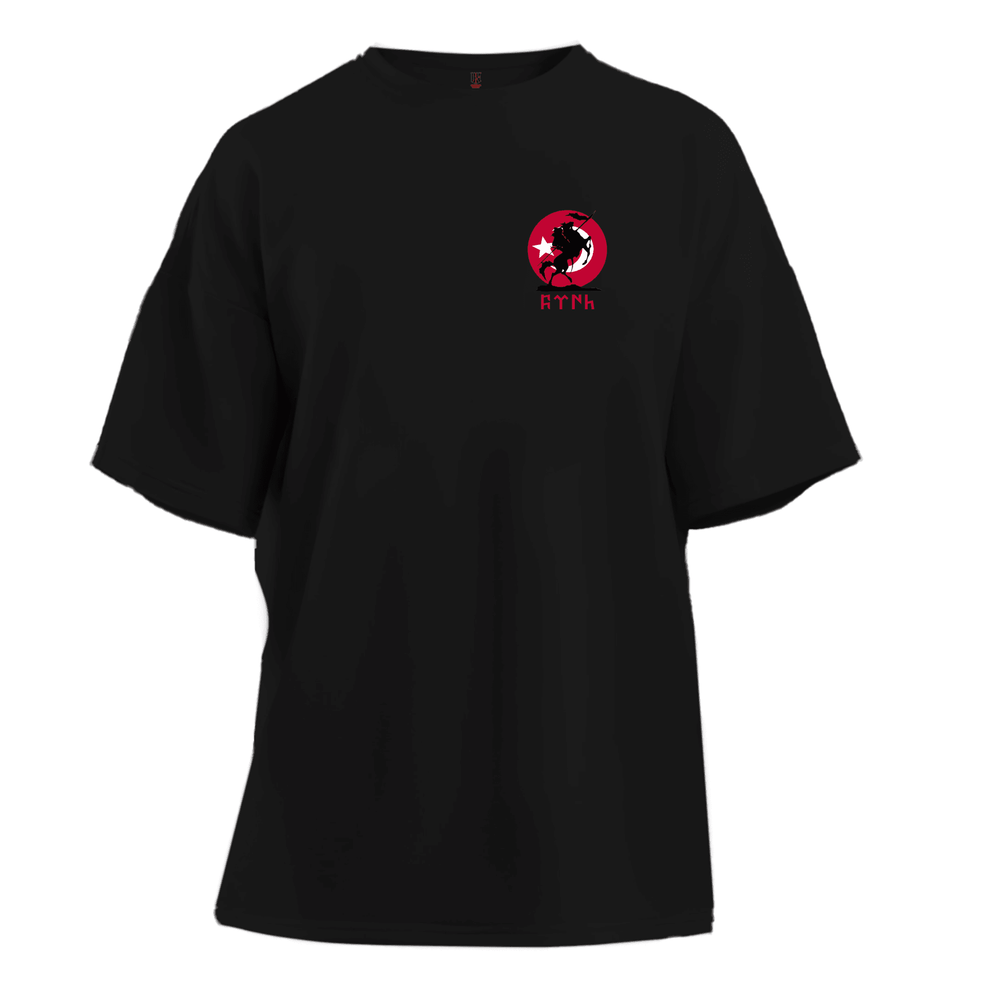Türk Atlısı Ön Ve Arka  Baskılı   (Unisex Tişört)