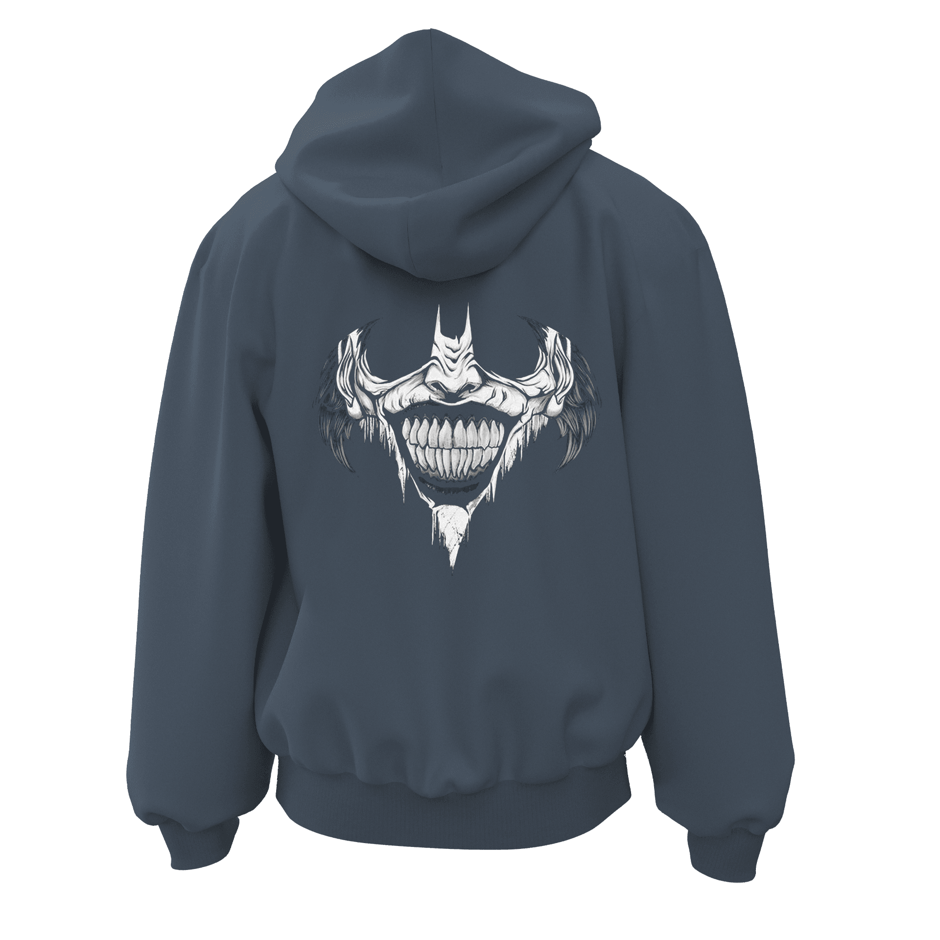 Batjoker HAHA  Ön Ve Arka  Baskılı  Hero Series (Unisex Fermuarlı Hoodie )
