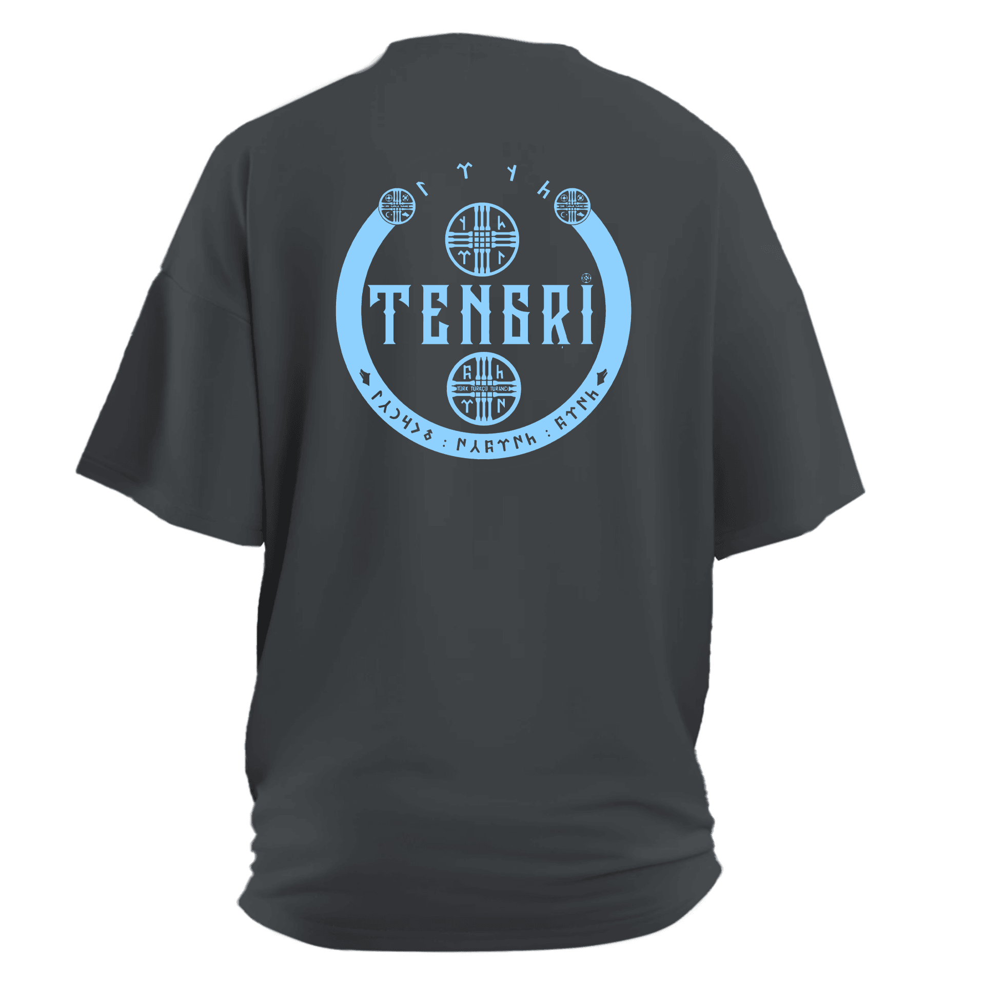 Tengri   Ön  Ve Arka Baskılı   (Unisex Tişört)