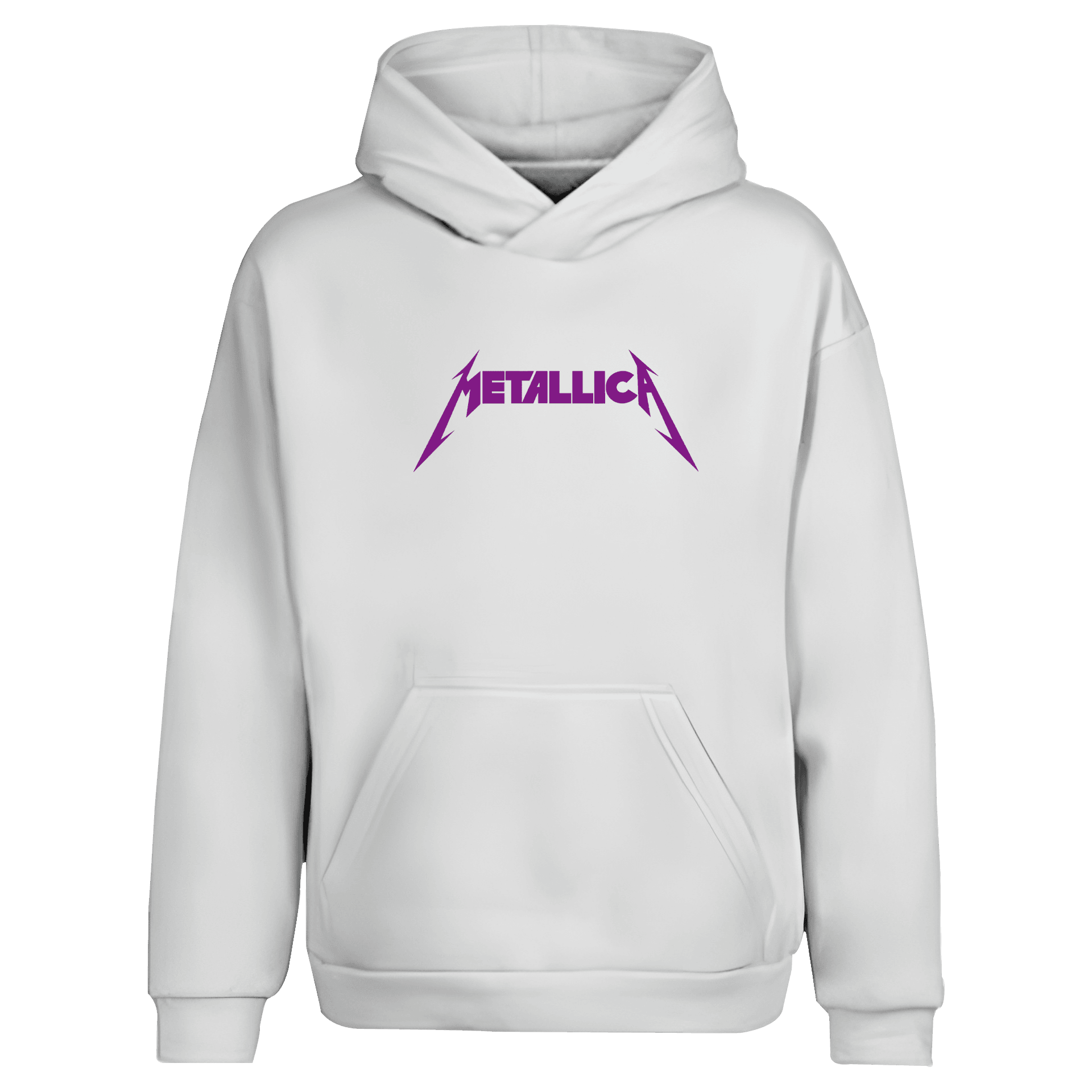 Metallica Rock Series Ön Nakışlı Kapüşon Baskılı (Unisex Hoodie)
