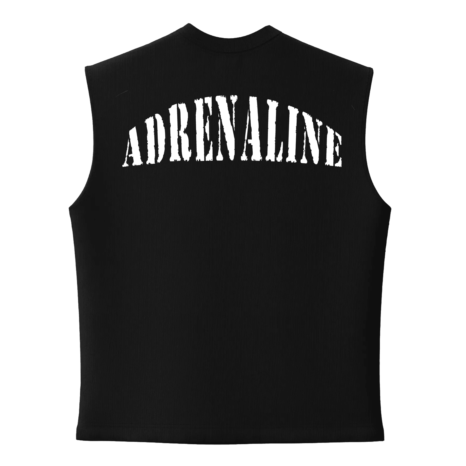 Adrenaline Ön ve Arka  Baskılı (Unisex Sleeveless Atlet )
