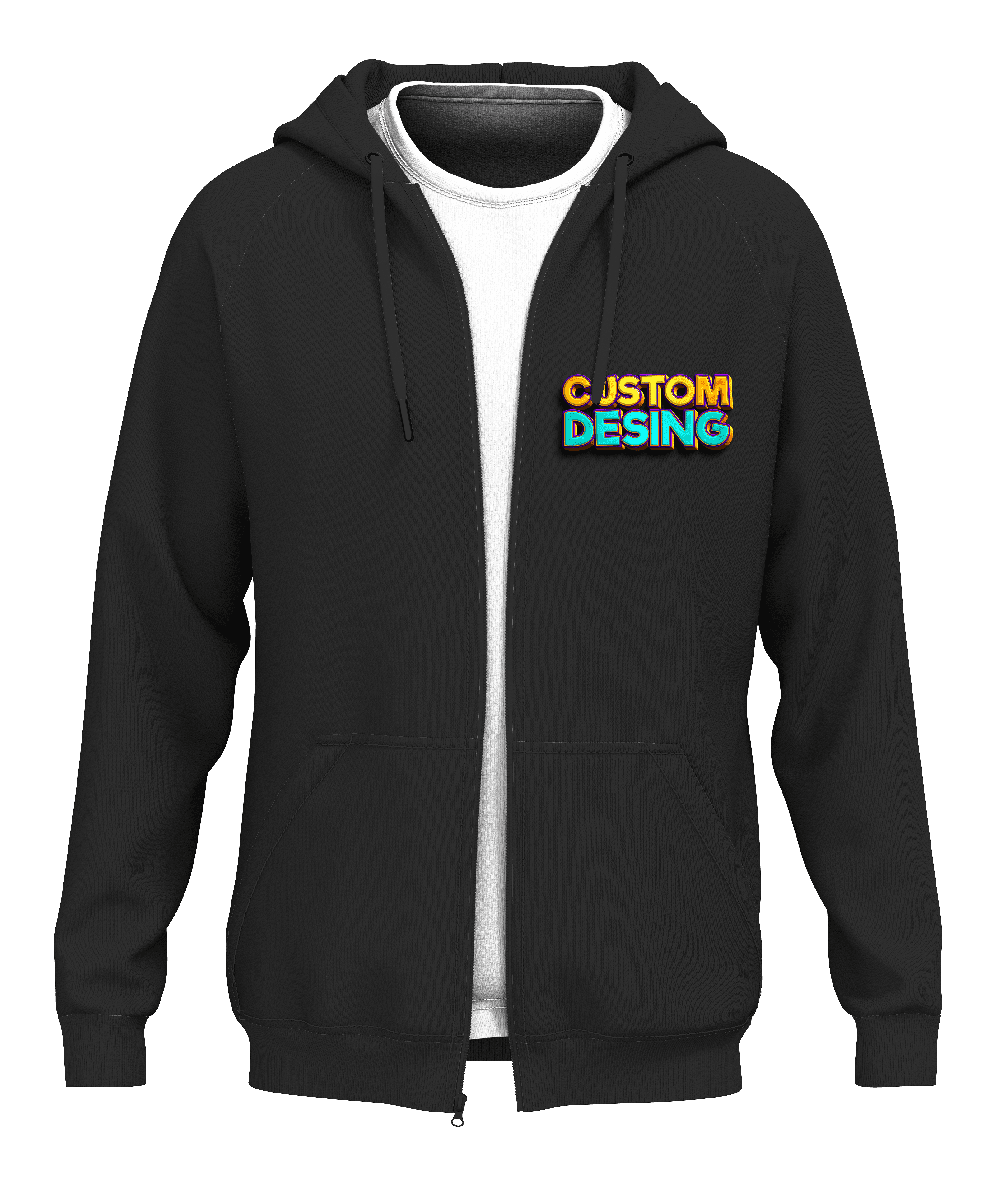 Özel Tasarım Custom Desing  (Unisex Fermuarlı kapüşonlu  )