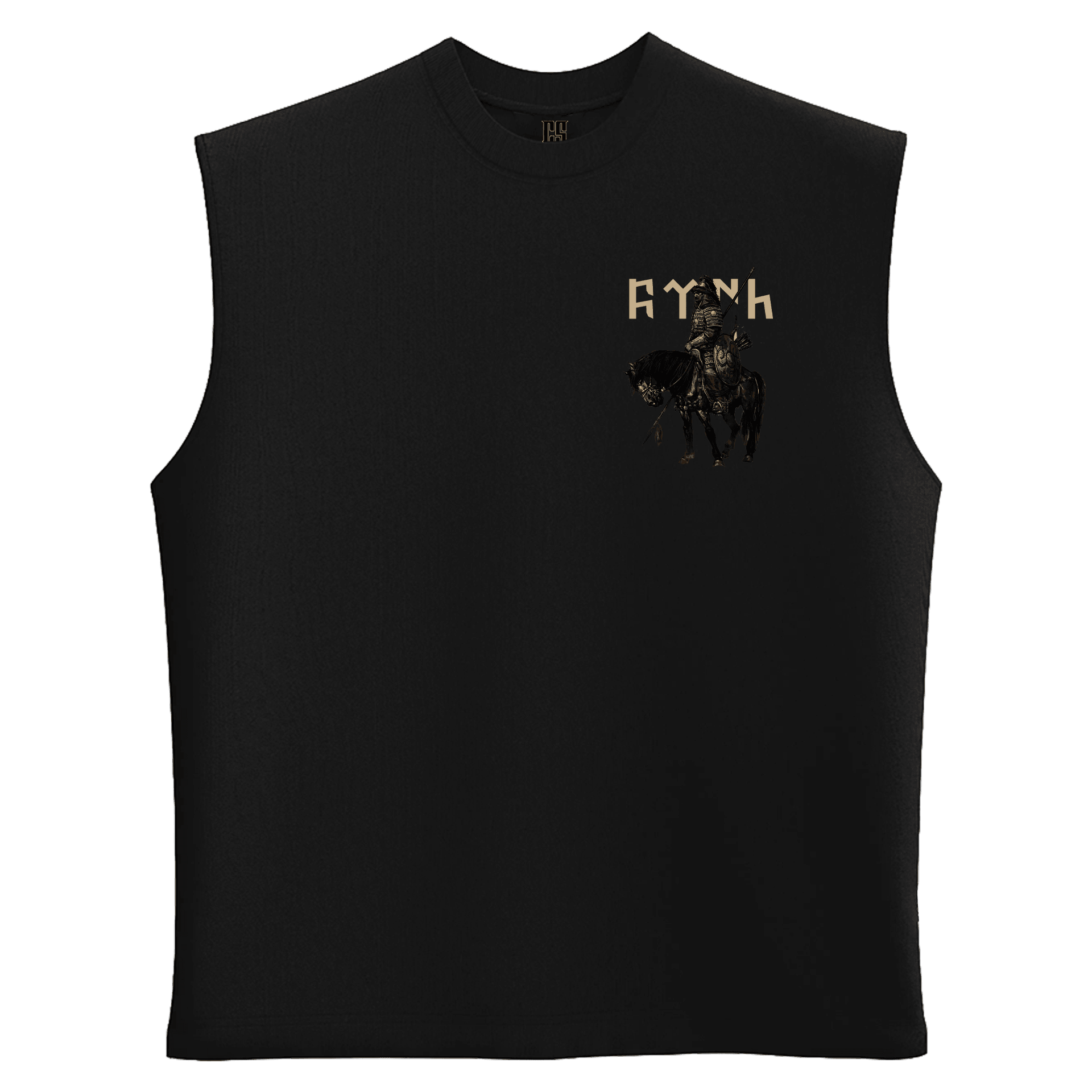 Türk   Hakanı Ön  ve Arka Baskılı (Unisex Sleeveless Atlet )