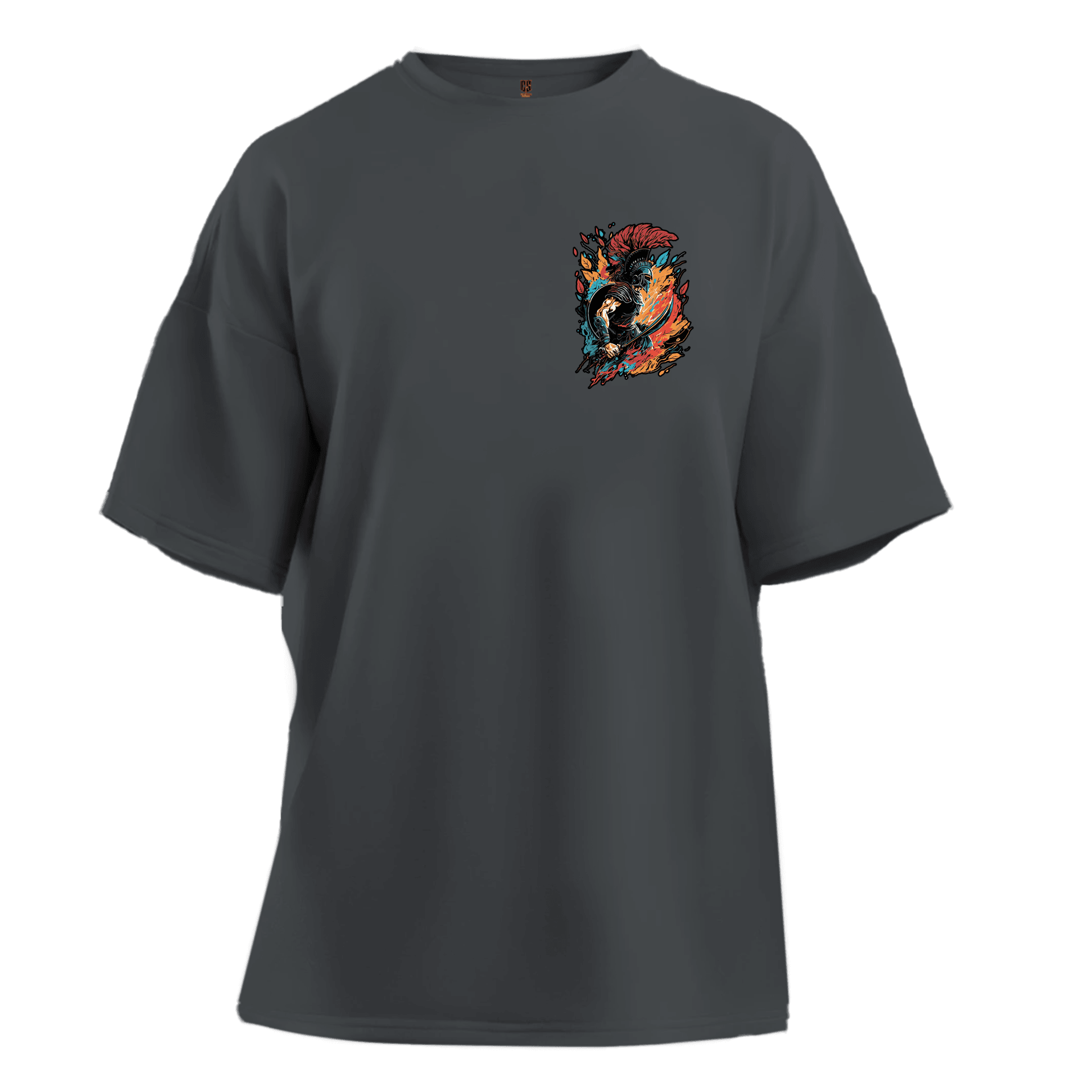 Spartan Sword Warrior Series Ön ve Arka Baskılı (Unisex Tişört)