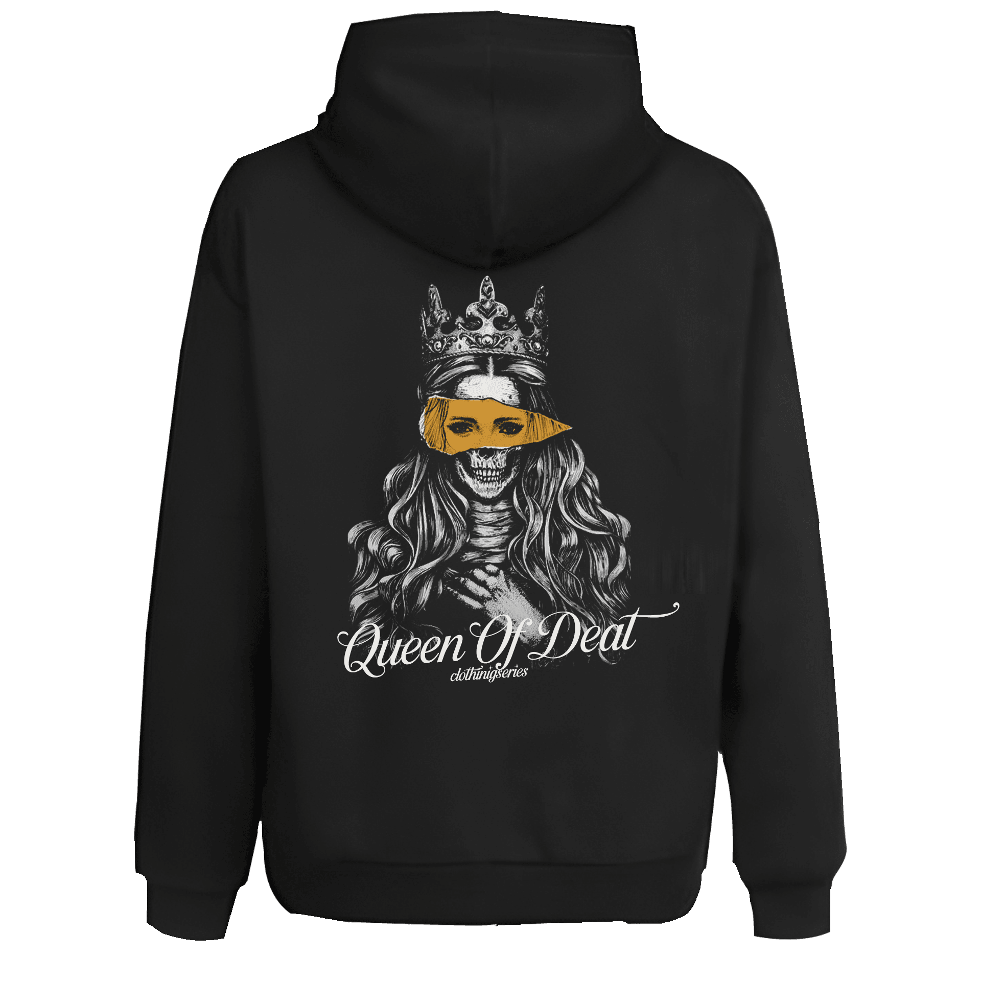 Queen Of Deat  Ön Arka Ve Baskılı(Unisex Hoodie)