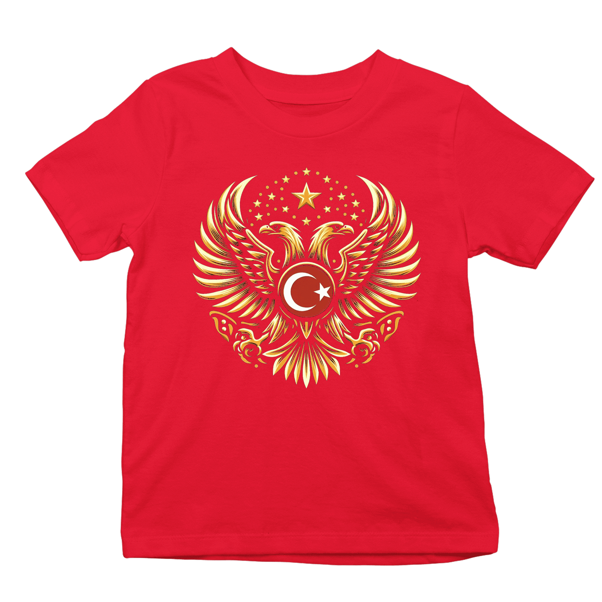 Kartal Bayrak  Ön Baskılı (Çocuk unisex tişört)