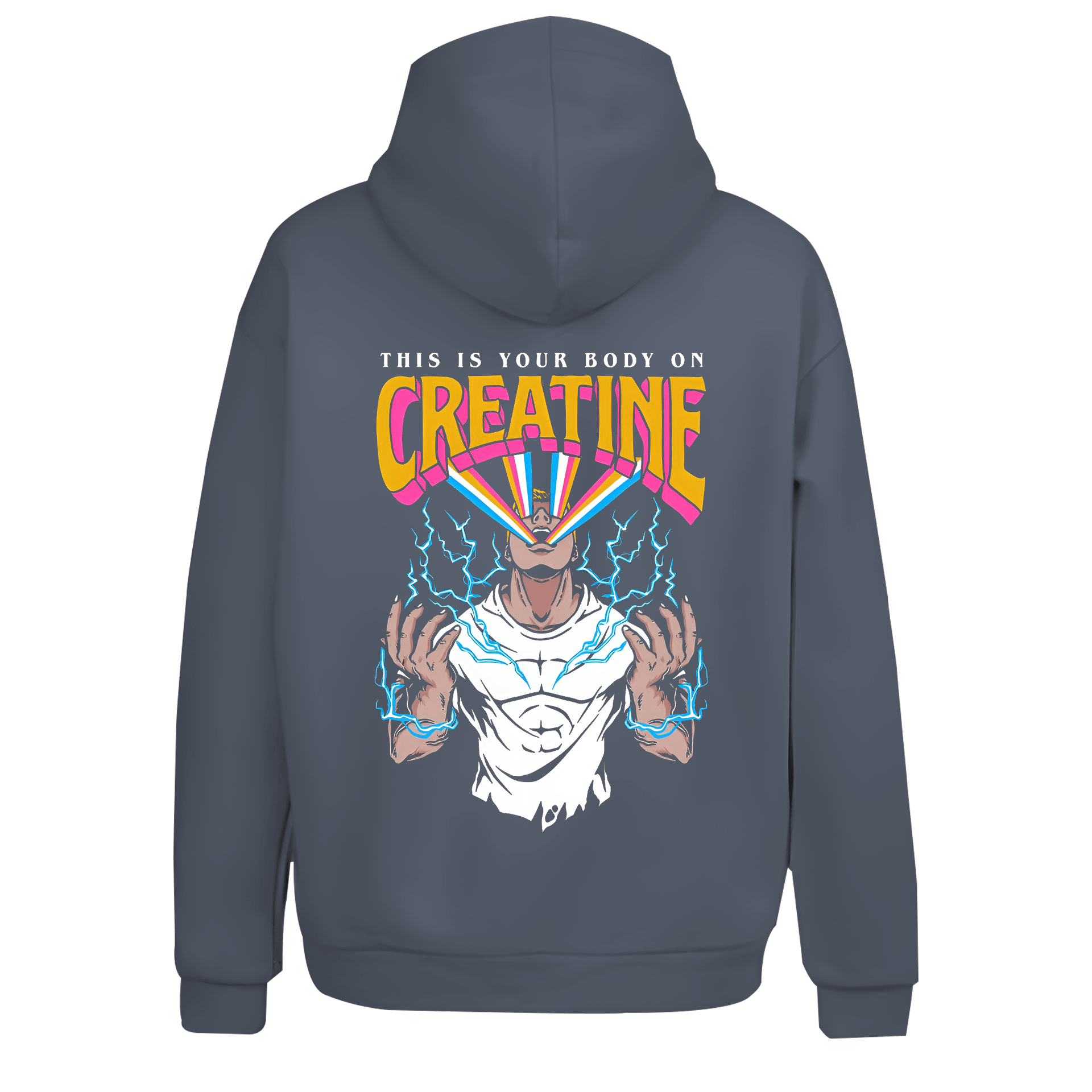 Creatine Spor Series Ön ve Arka Baskılı (Unisex Hoodie)