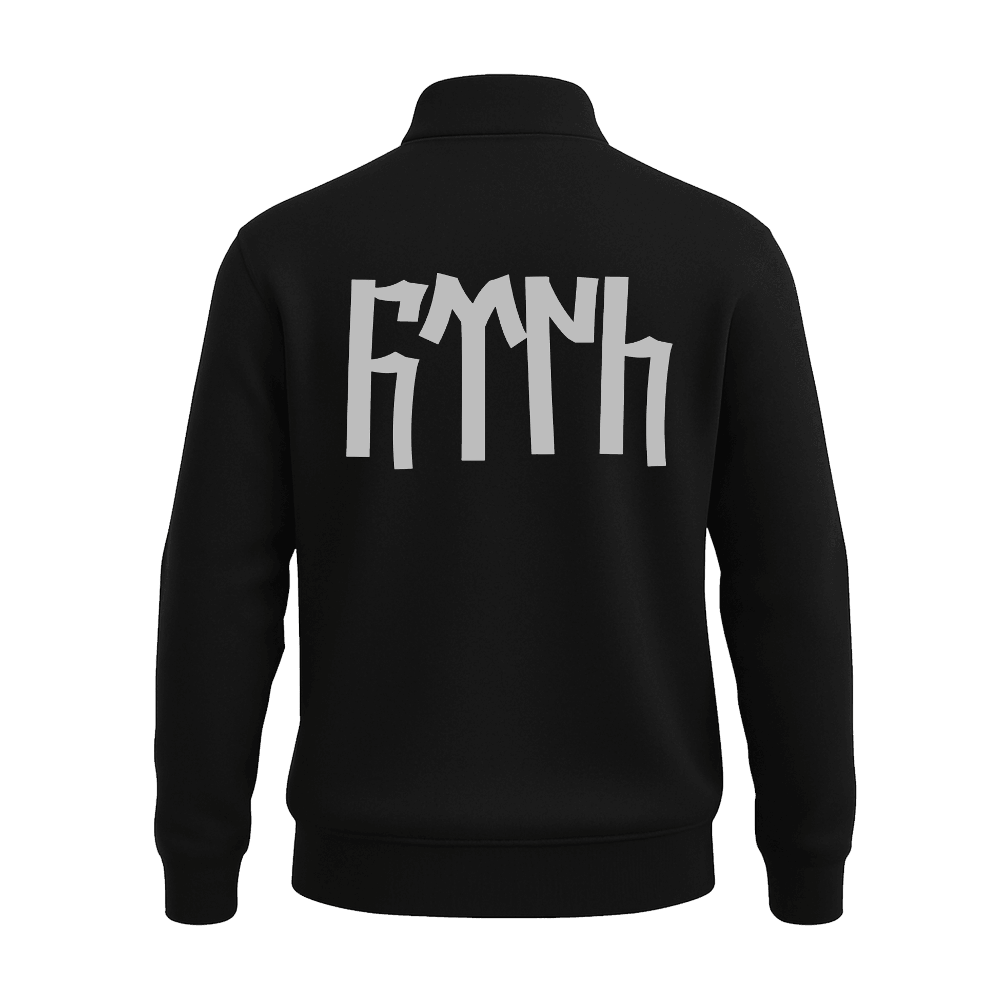 Türk Text  Ön Ve Arka  Baskılı (Unisex Yarım Fermuarlı Sweat)