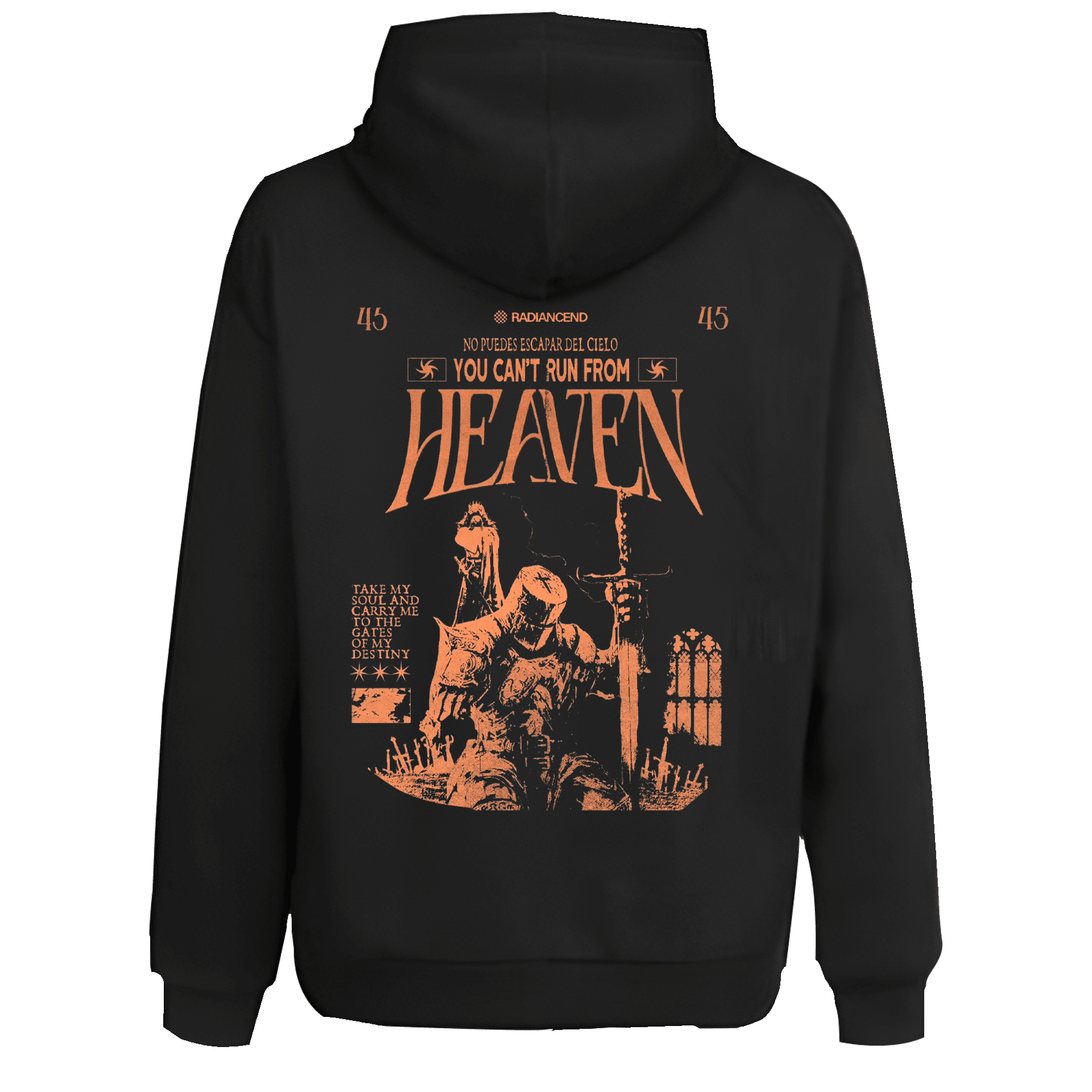Knight's Paradise   Ön ve Arka Baskılı (Unisex Hoodie )