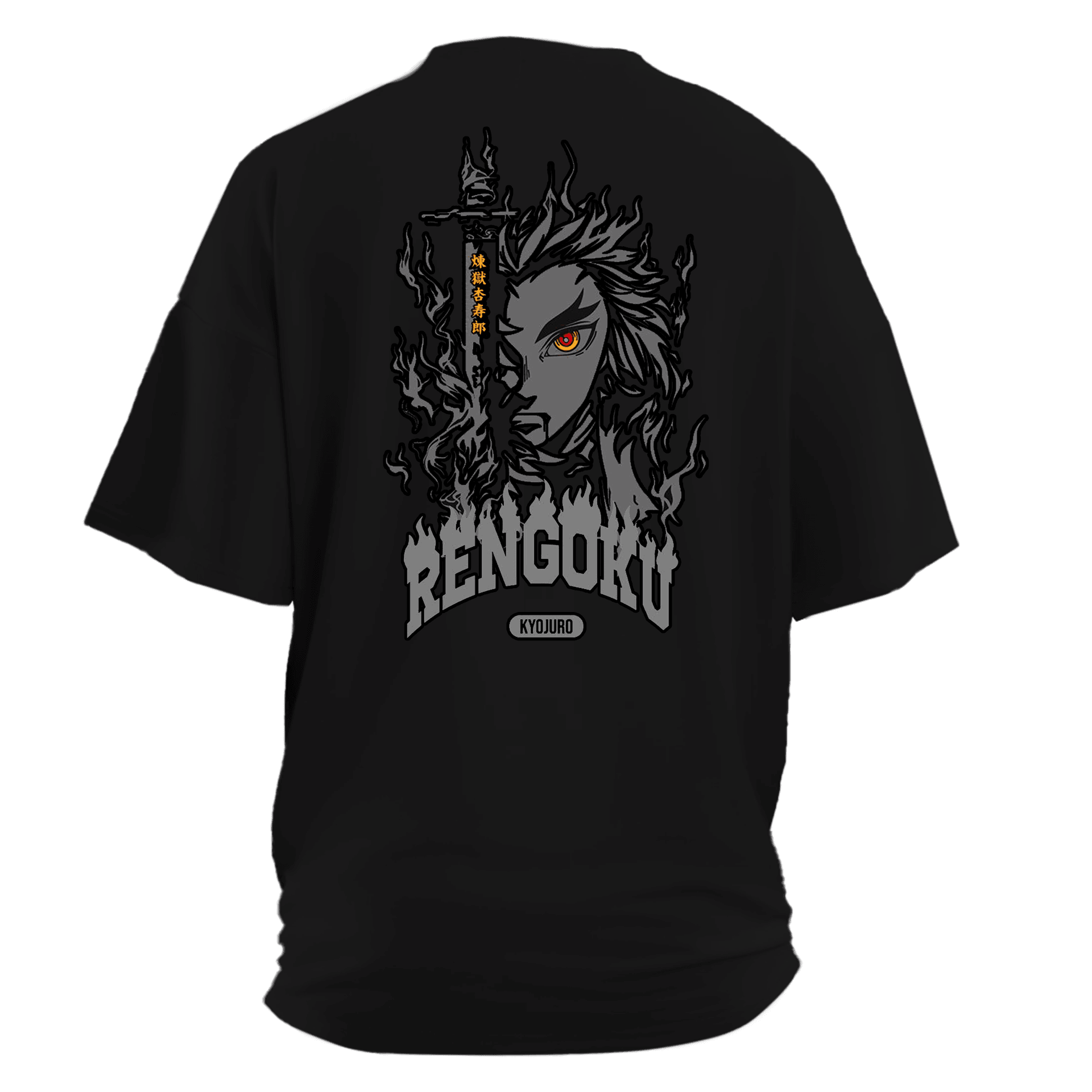Rengoku  Ön Nakışlı ve Arka BaskılıAnime Series (Unisex Tişört)