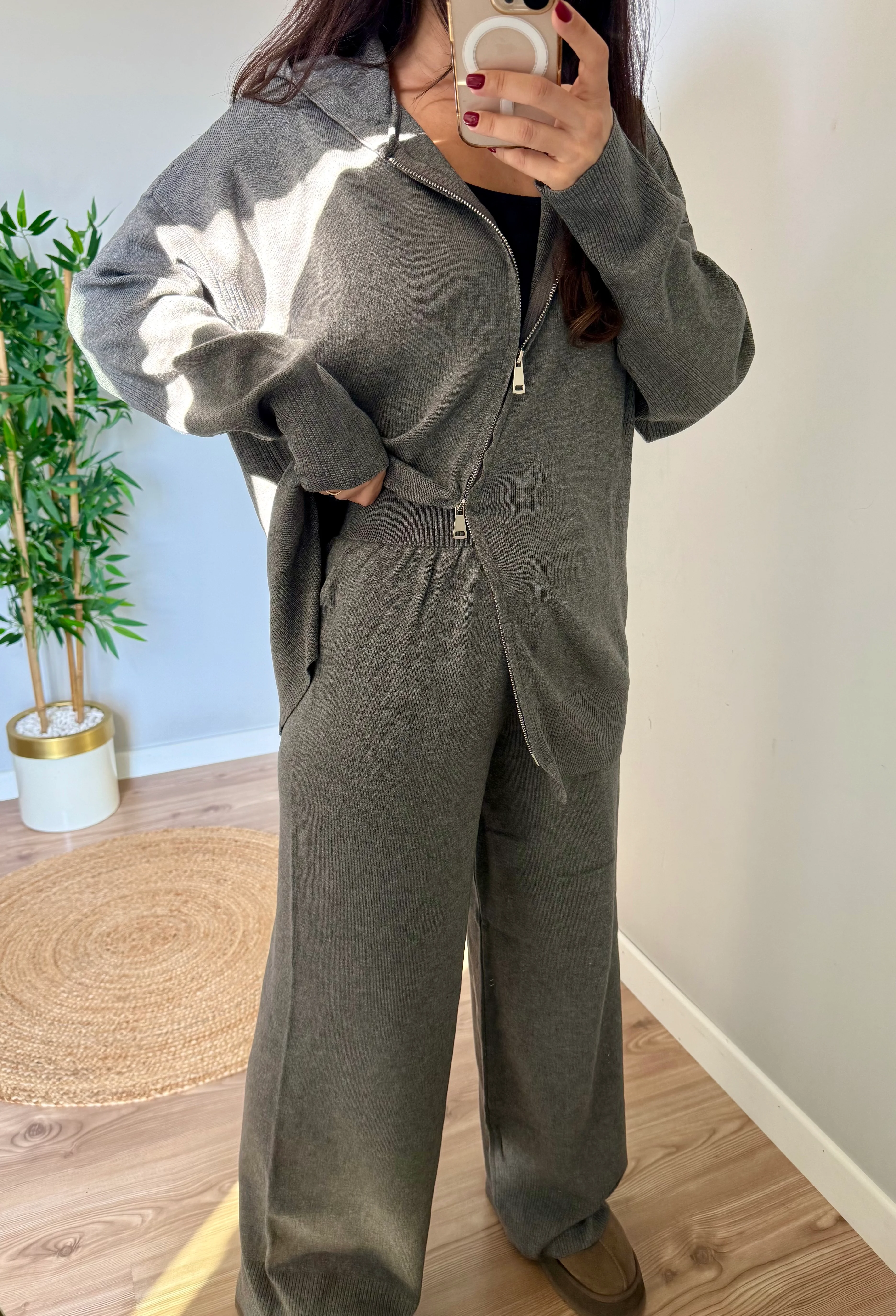 Premium Triko Takım Gri