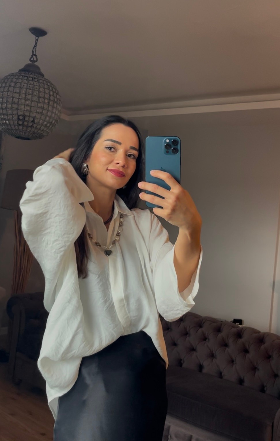 Oversize Beyaz Gömlek