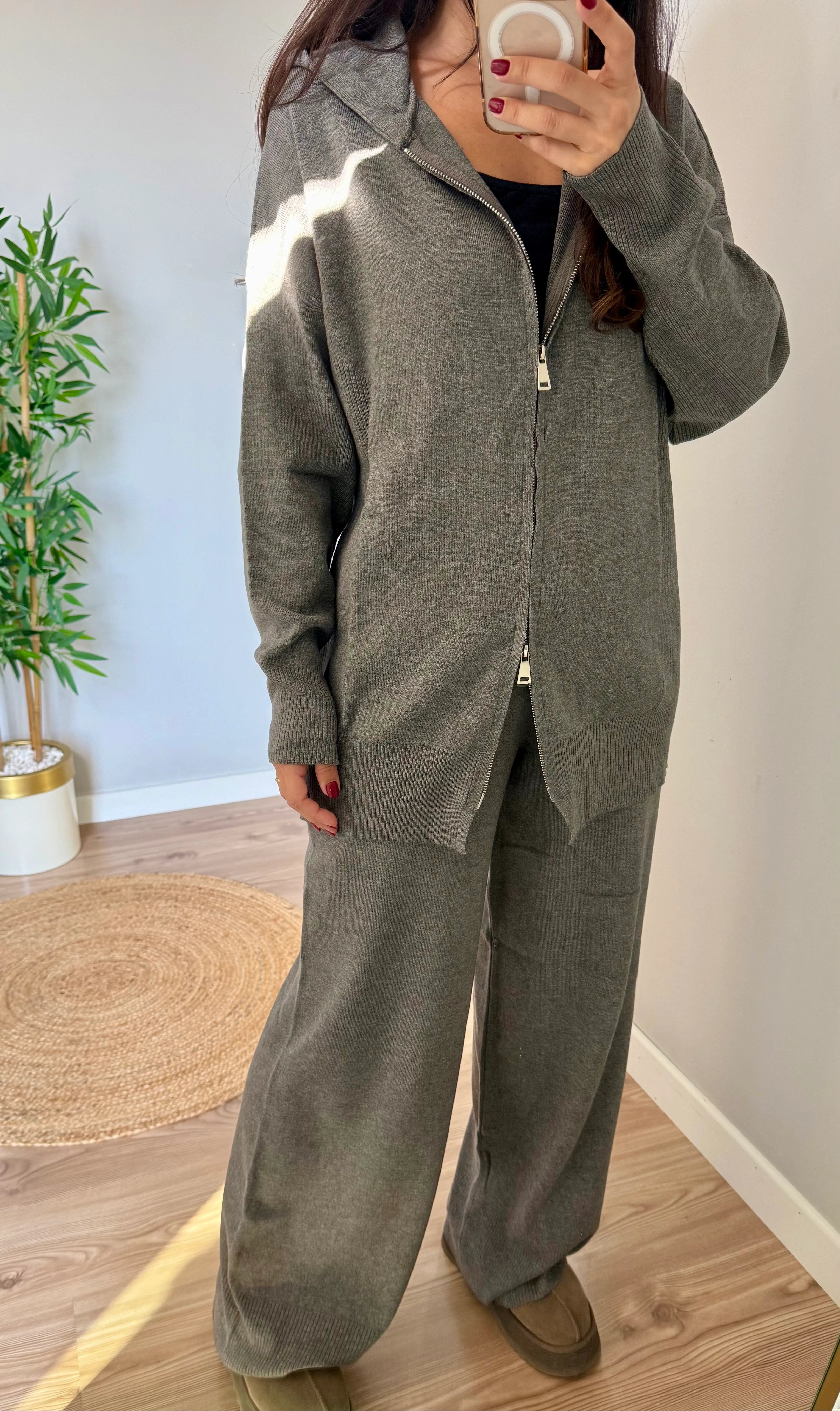 Premium Triko Takım Gri