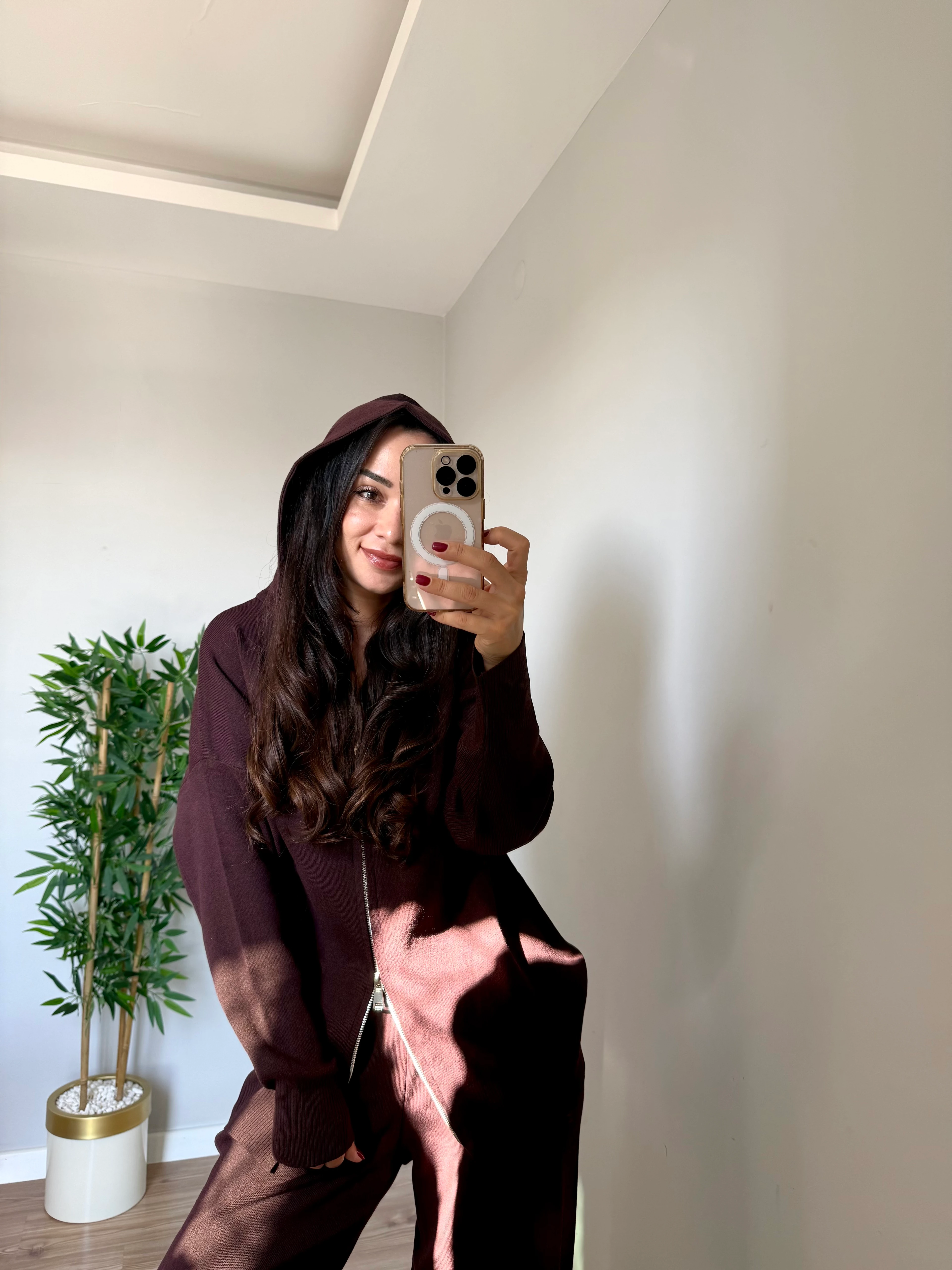 Premium Triko Takım Mürdüm