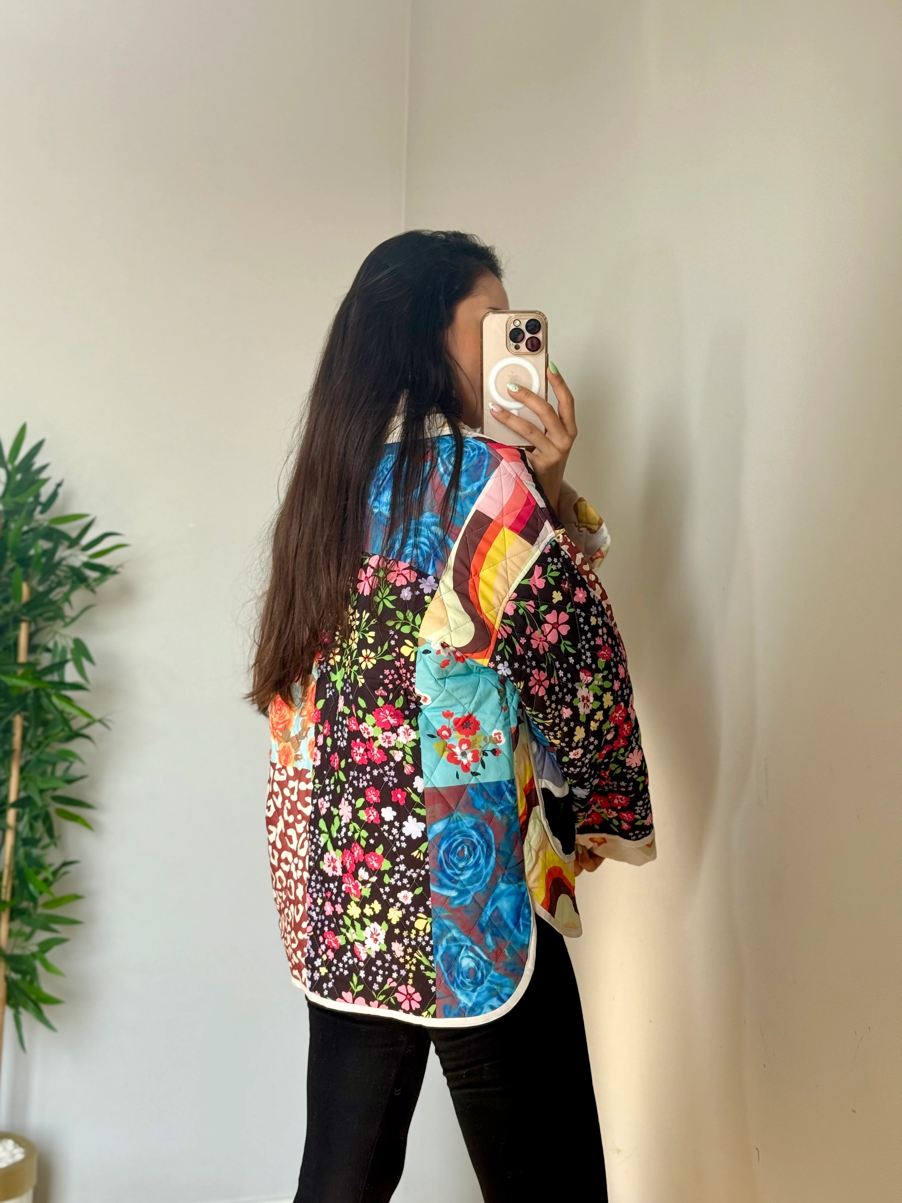 Desenli Kapitone Zra Model Ceket