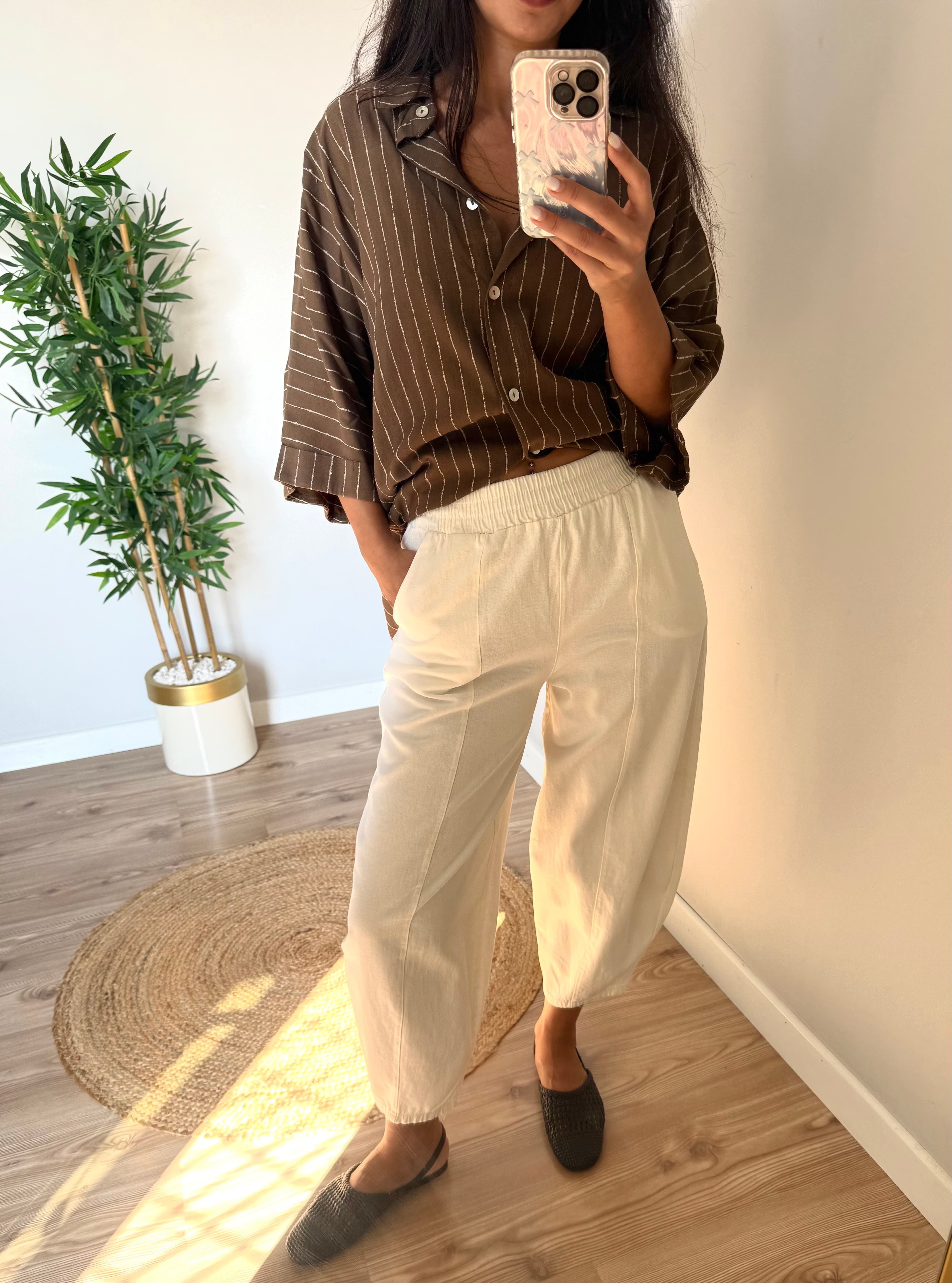 Gabardin Şalvar Pantolon