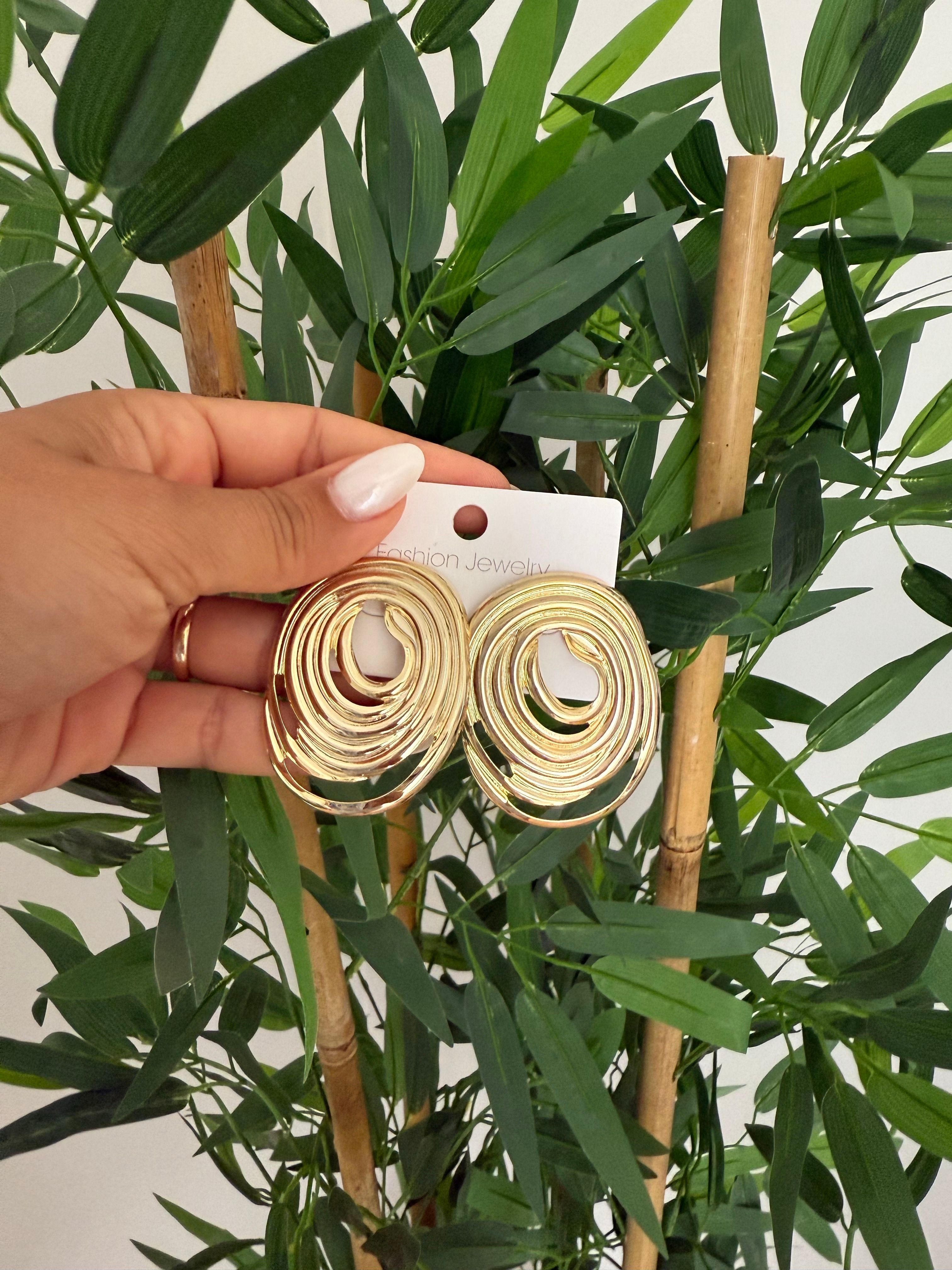 Marka Model Gold Küpe