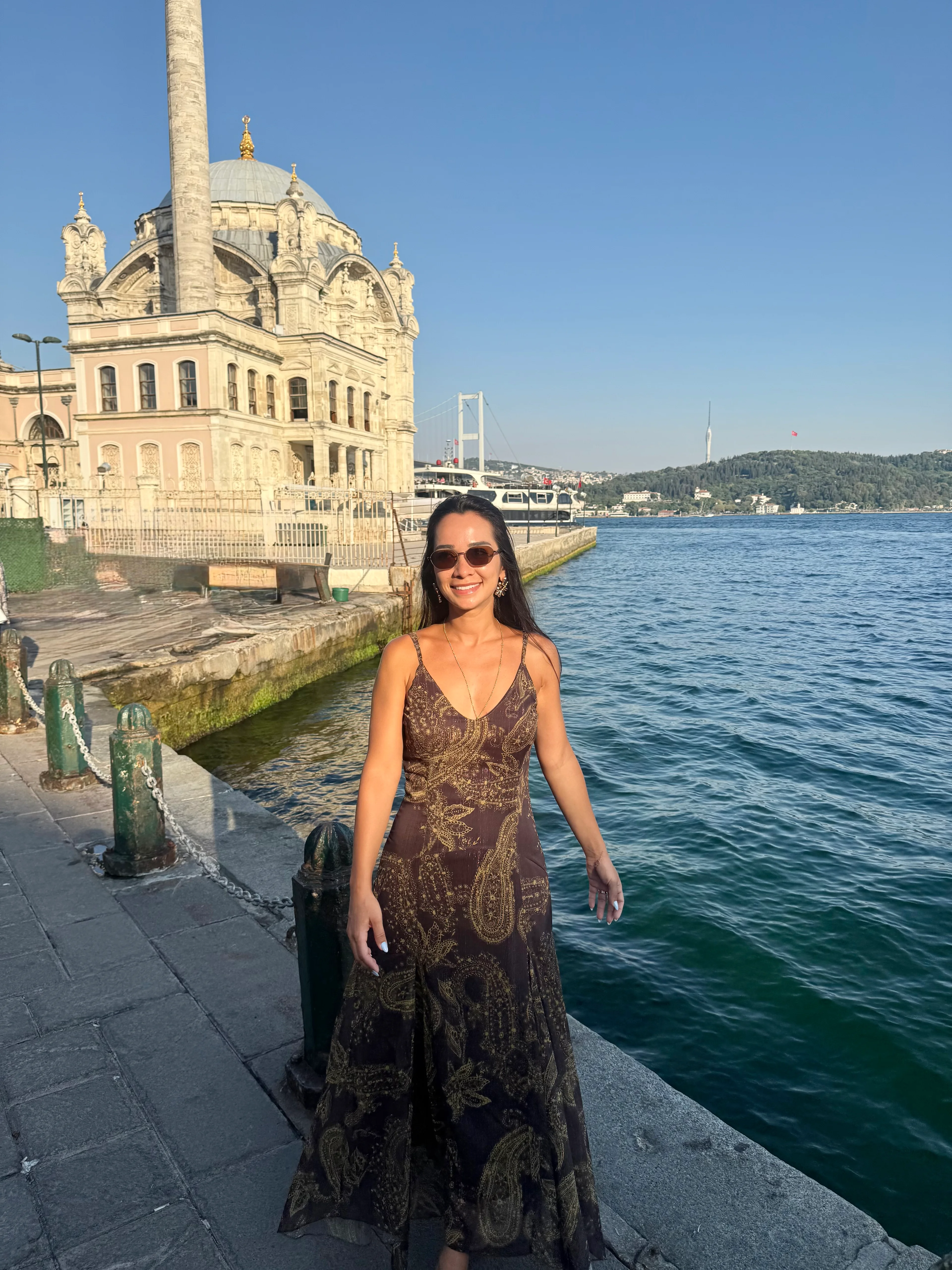 Astarlı Şifon Elbise